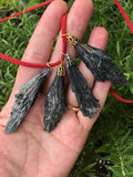 Black Kyanite Pendant