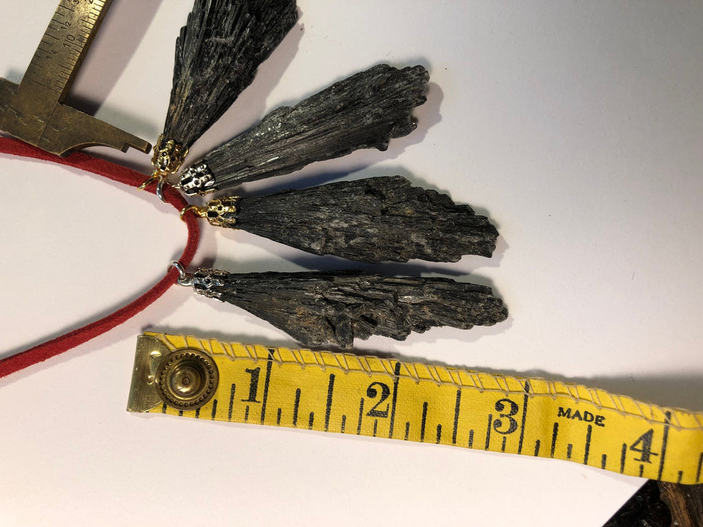 Black Kyanite Pendant
