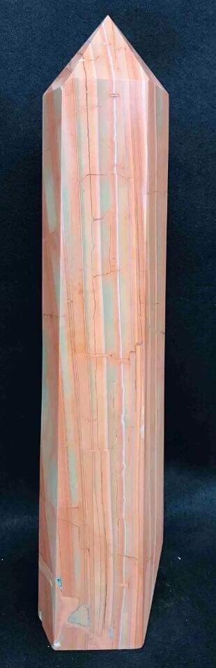 Huge 9.6lb 15" Striped Red Jasper Polished Tower/Obelisk