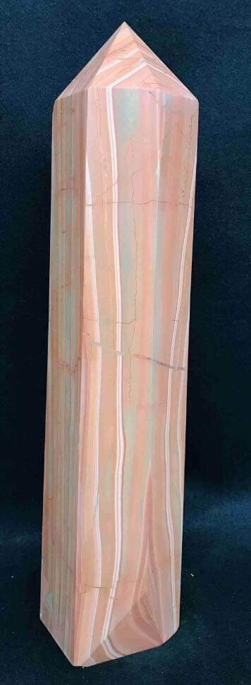 Huge 9.6lb 15" Striped Red Jasper Polished Tower/Obelisk