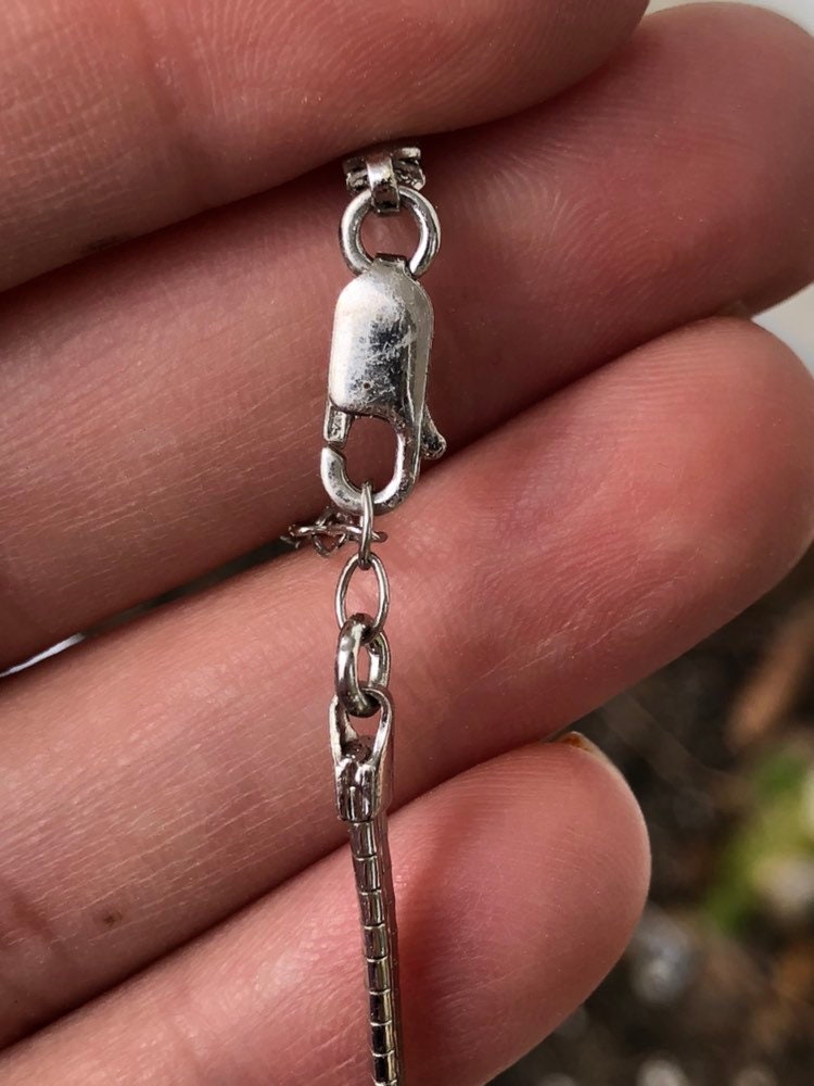 Dumortierite Sterling Silver Necklace