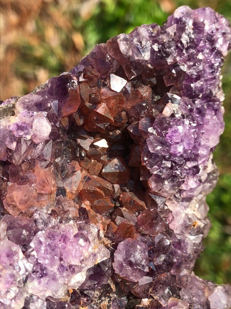 Huge 2.7 Thunder Bay Amethyst and Smoky Quartz Cluster from Canada
