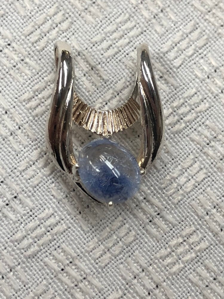 Dumortierite Sterling Silver Necklace