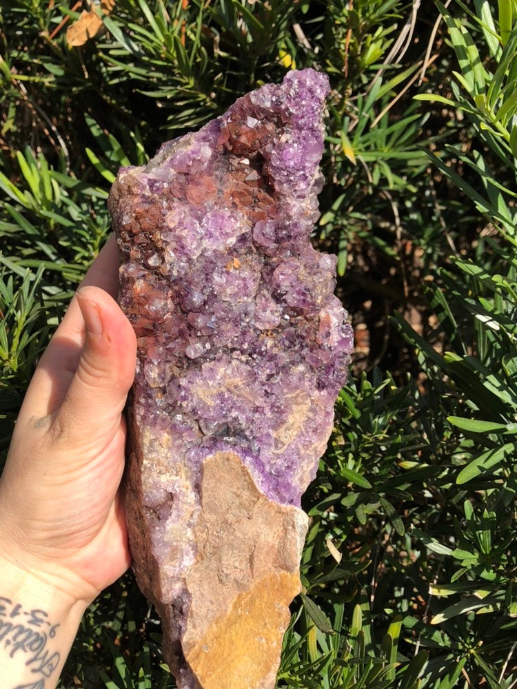 Huge 2.7 Thunder Bay Amethyst and Smoky Quartz Cluster from Canada
