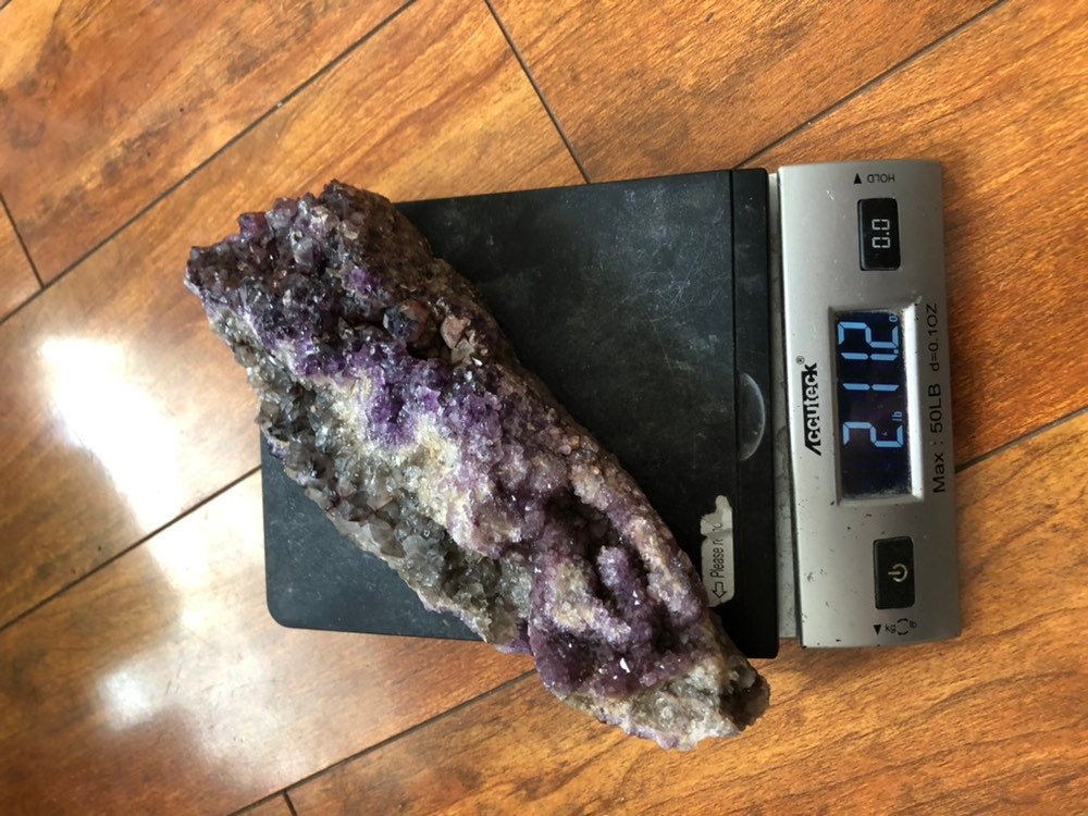 Huge 2.7 Thunder Bay Amethyst and Smoky Quartz Cluster from Canada