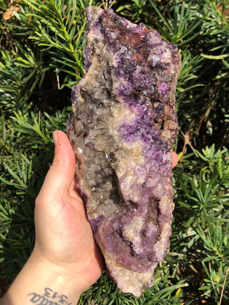 Huge 2.7 Thunder Bay Amethyst and Smoky Quartz Cluster from Canada