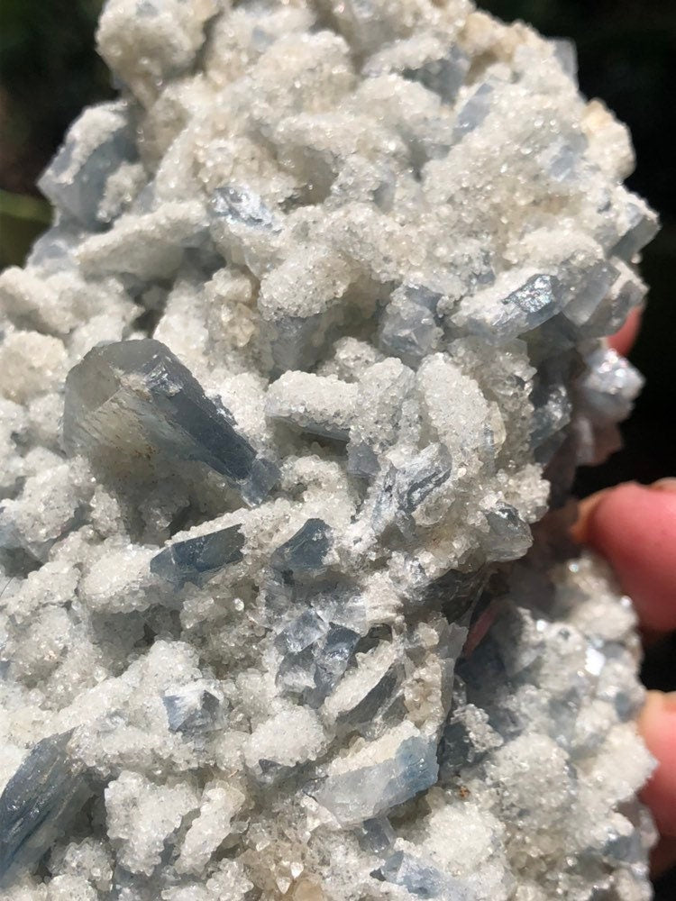 Huge 3.1lb Celestite Cluster from Monroe Michigan