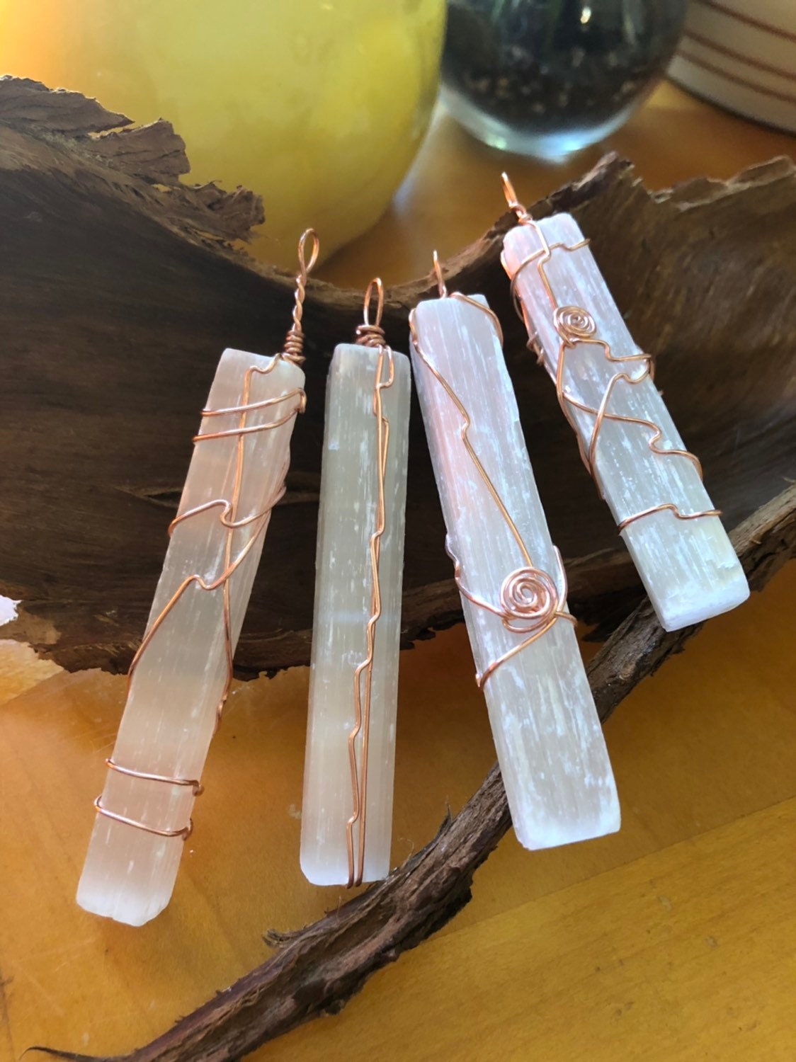 Selenite Necklace