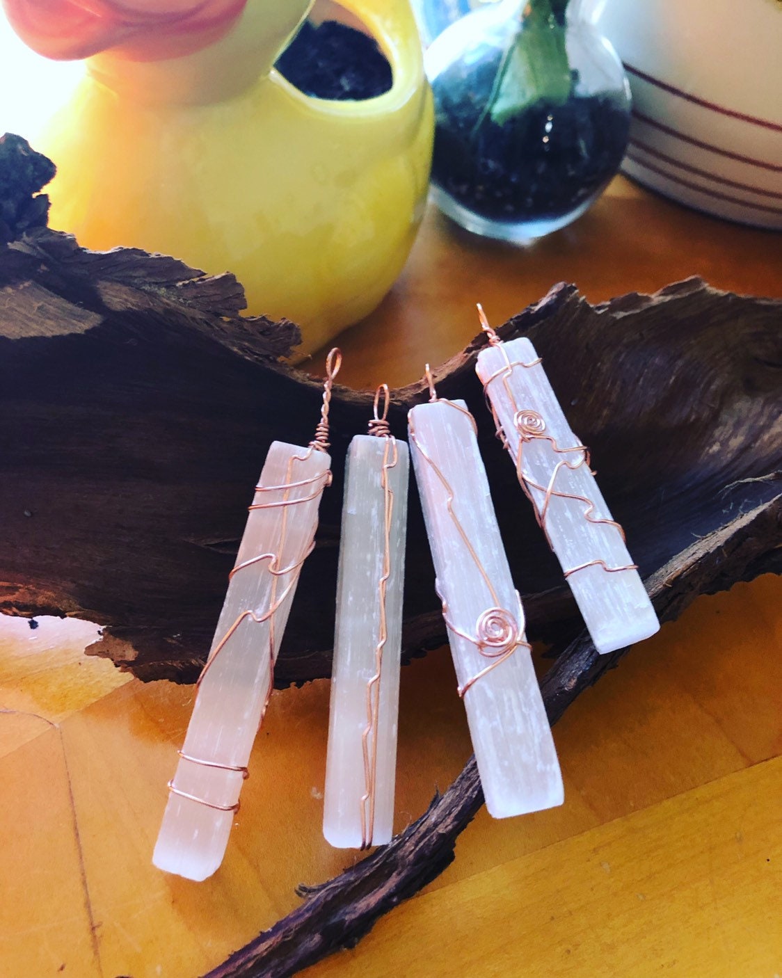 Selenite Necklace