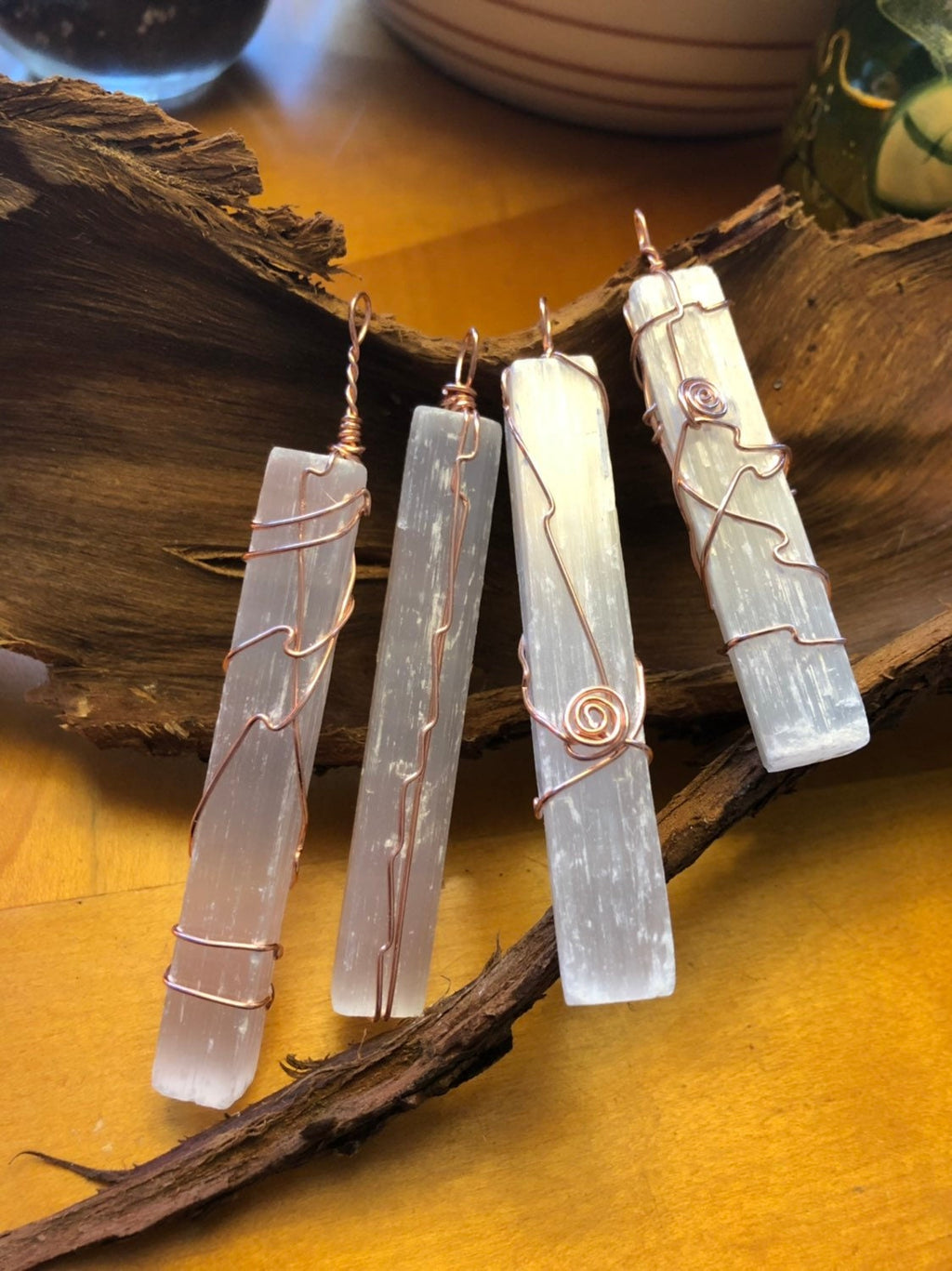 Selenite Necklace
