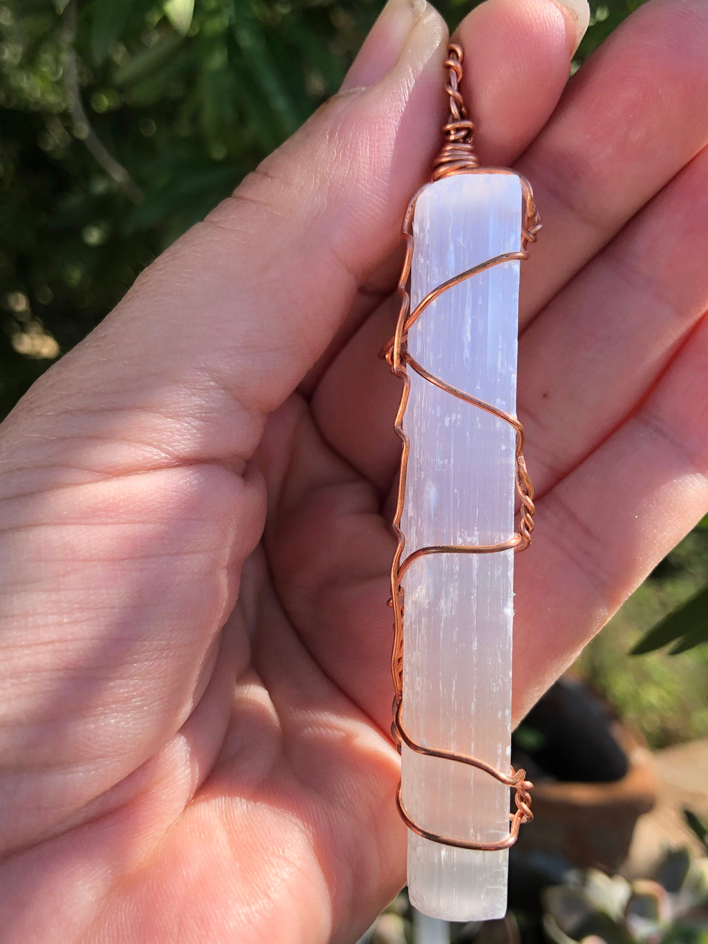 Selenite Necklace