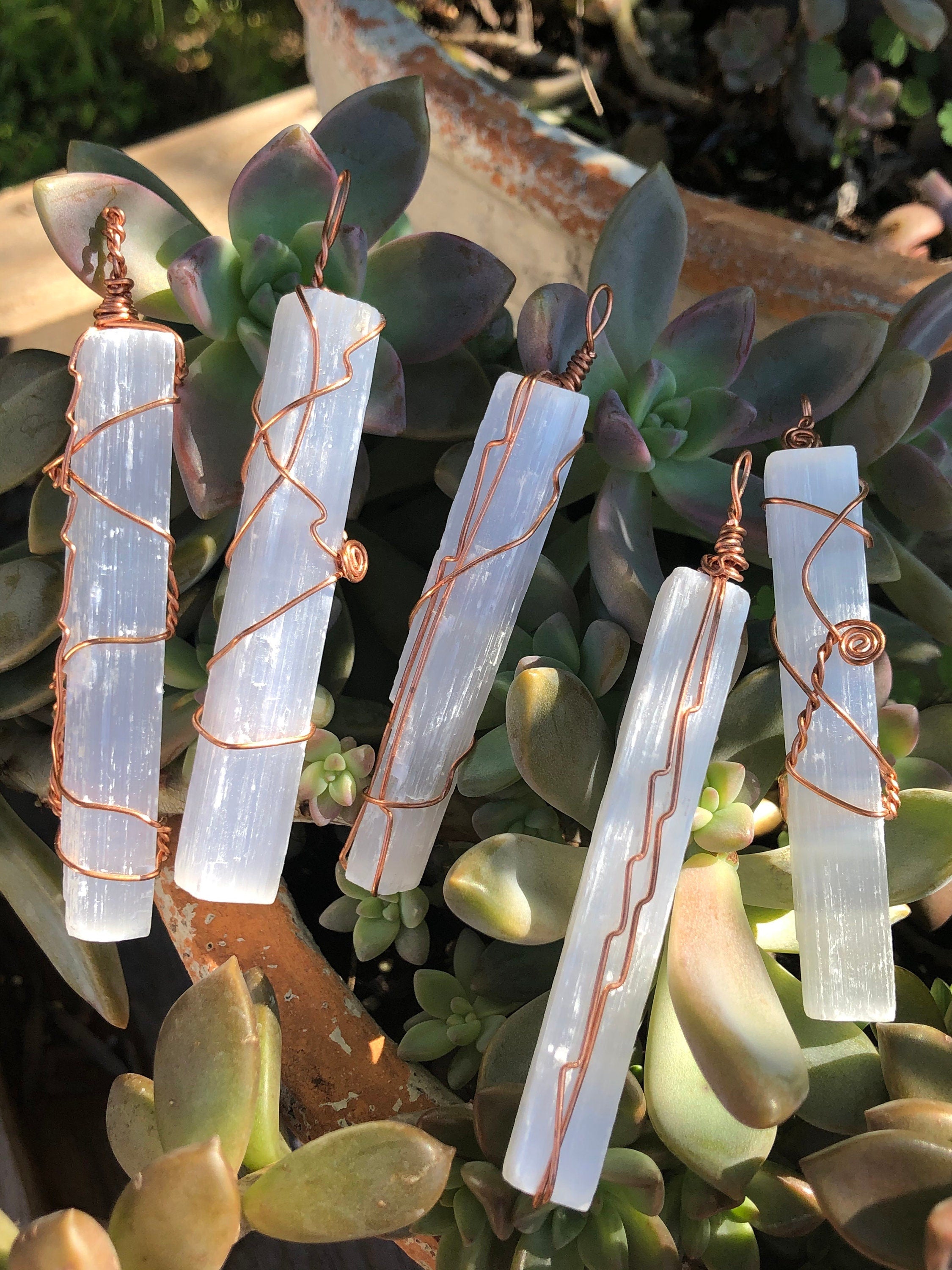 Selenite Necklace