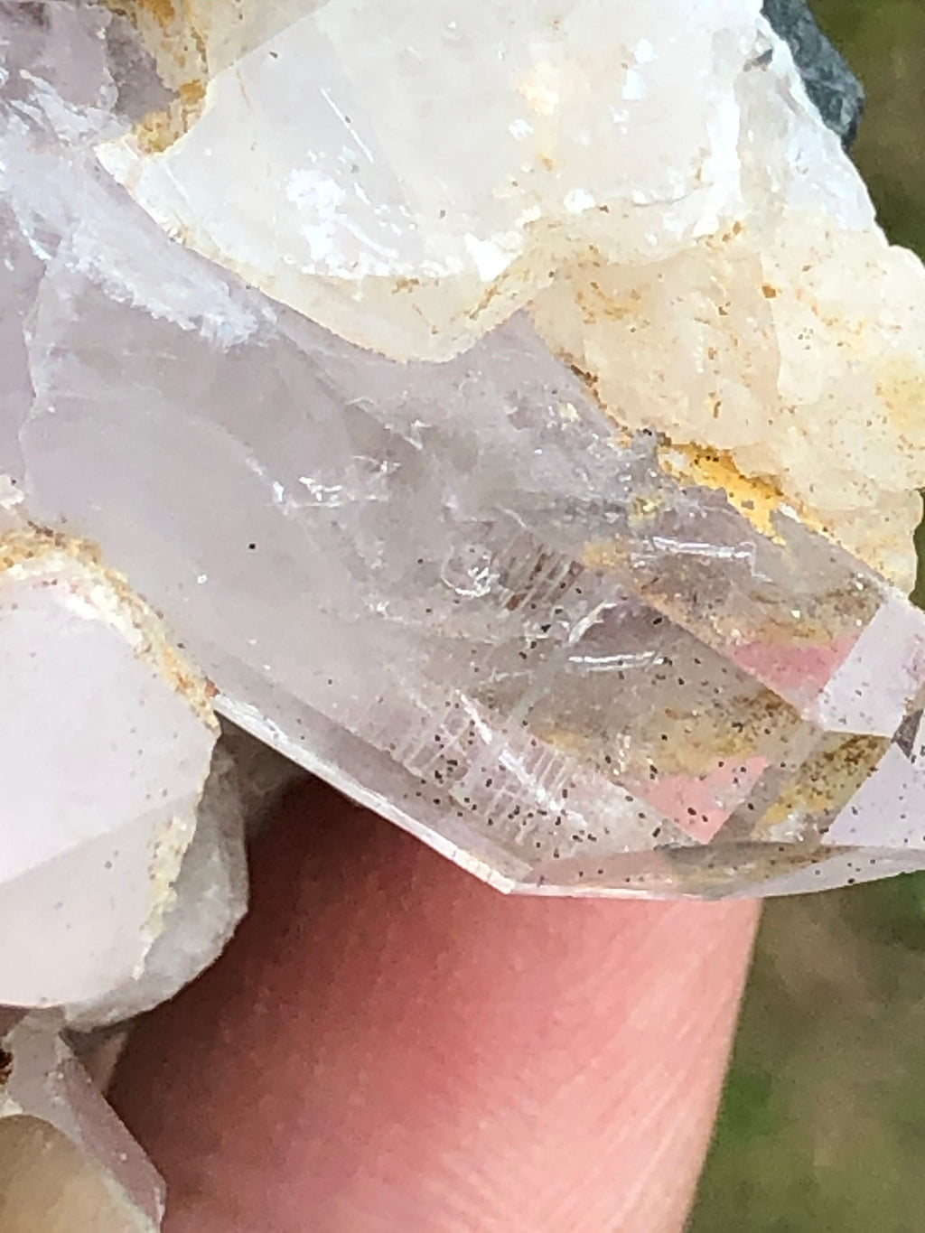 Goboboseb Enhydro Amethyst Quartz Crystal  From The Erongo Region Namibia