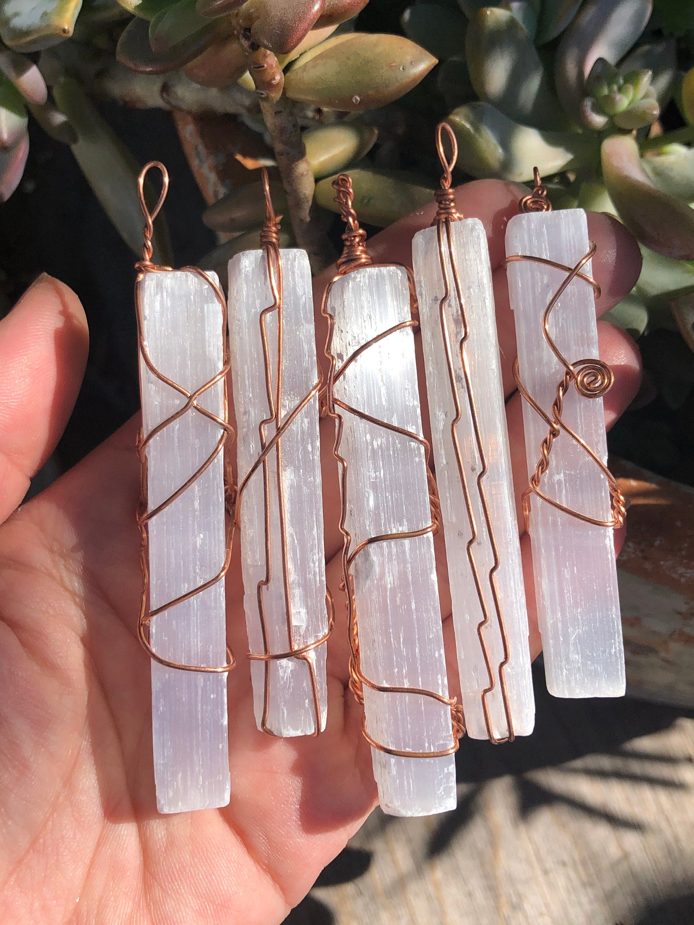 Selenite Necklace