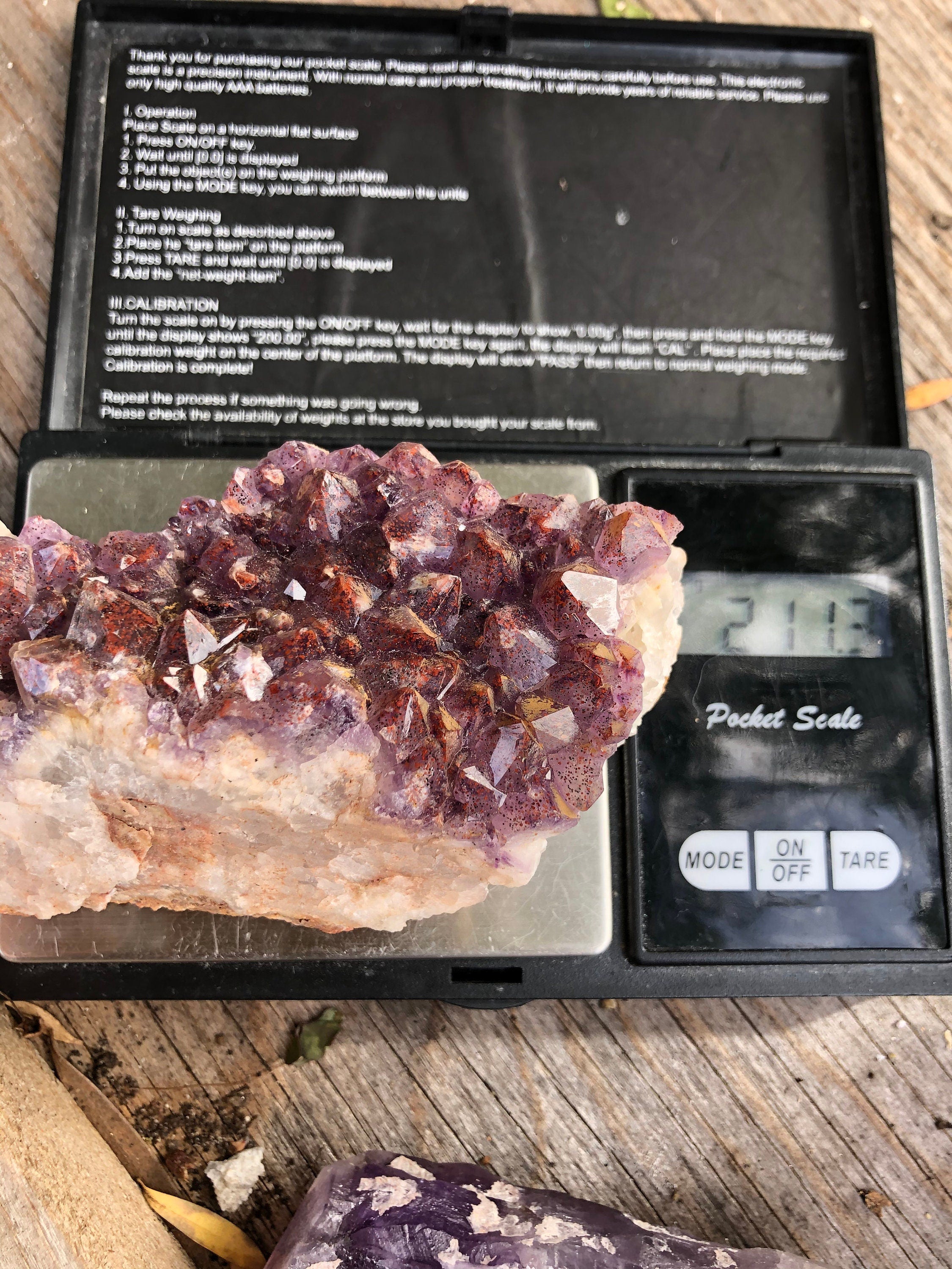 Thunder Bay Amethyst Crystal Cluster from Canada