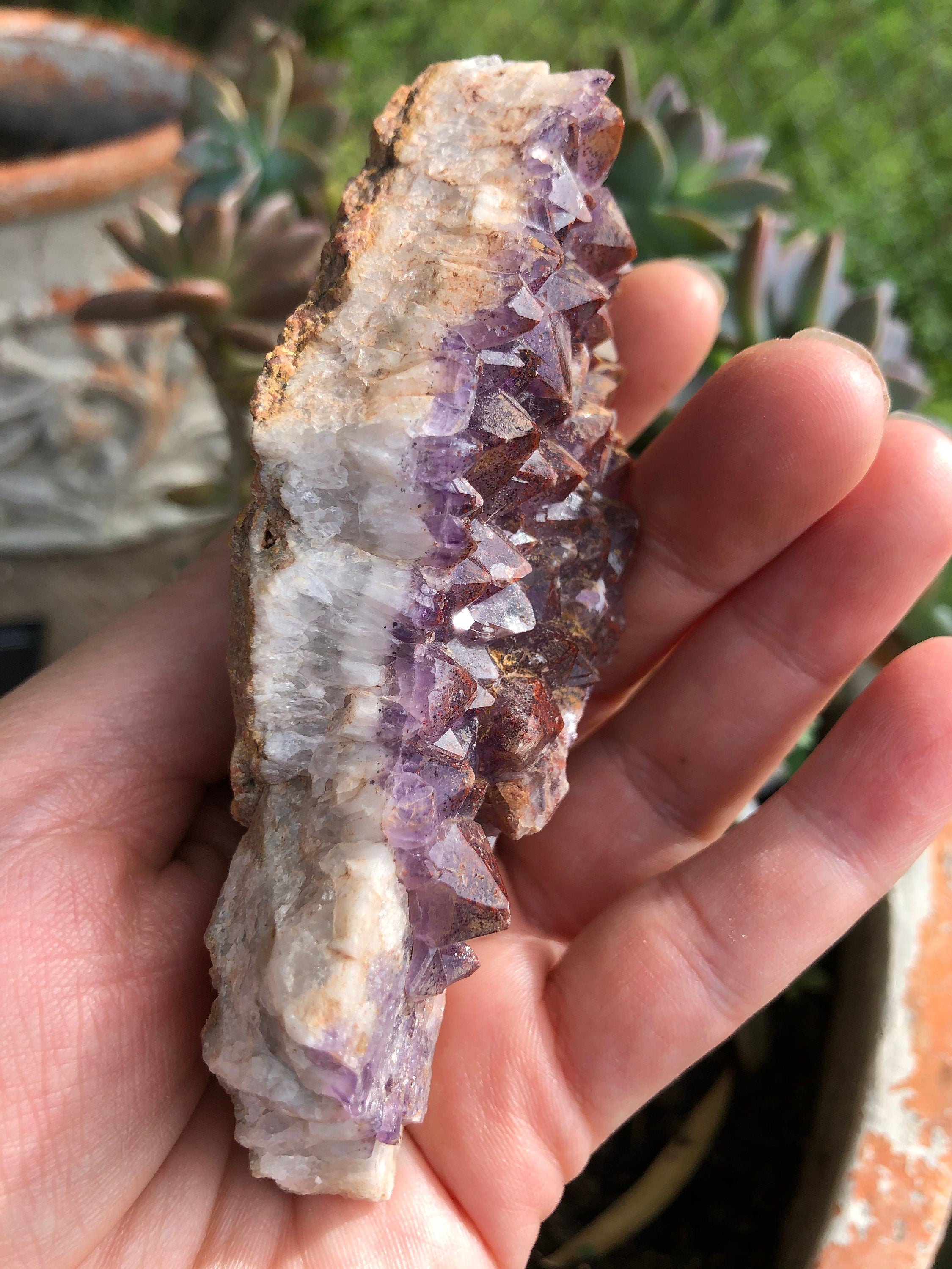 Thunder Bay Amethyst Crystal Cluster from Canada