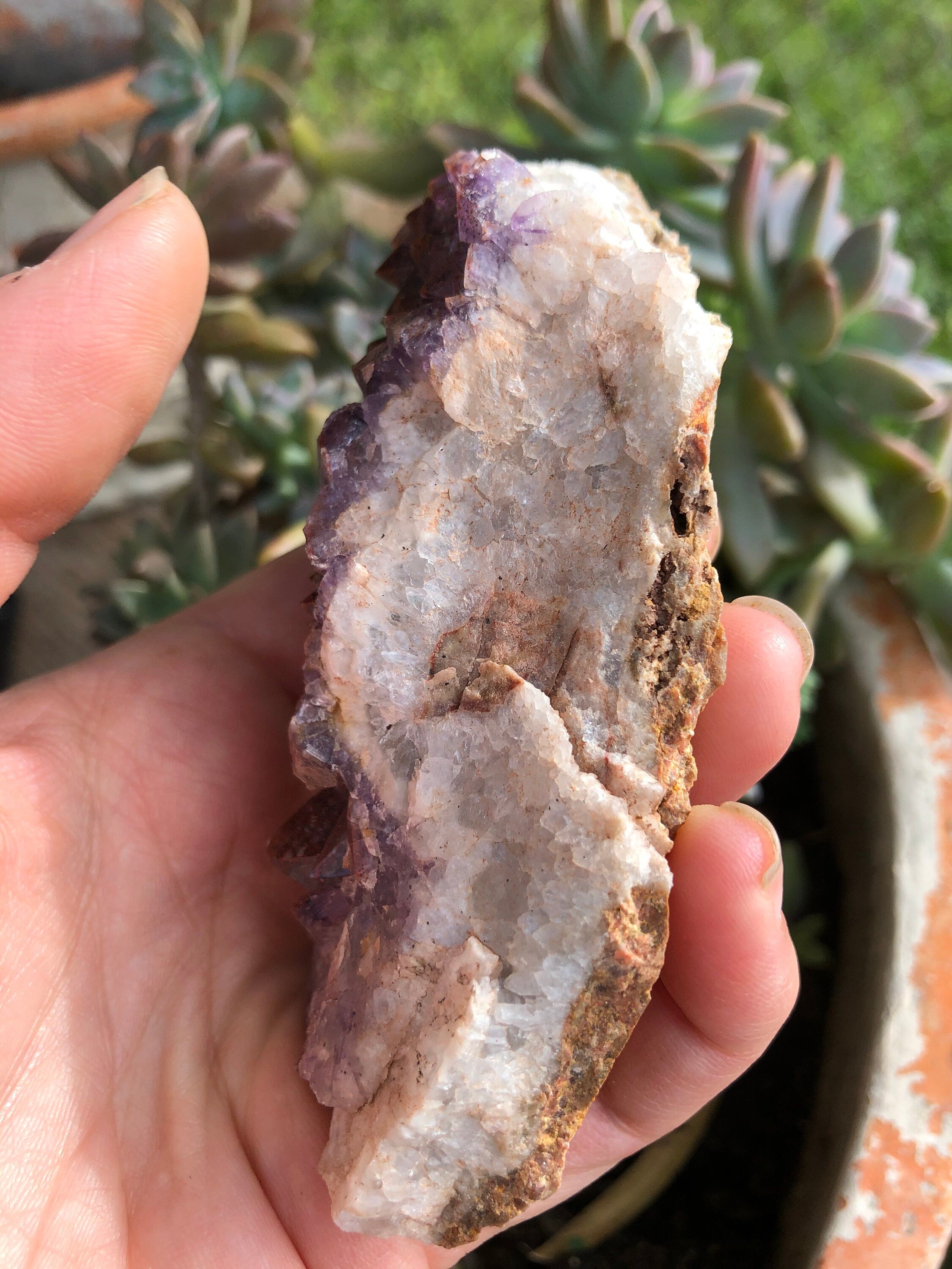 Thunder Bay Amethyst Crystal Cluster from Canada