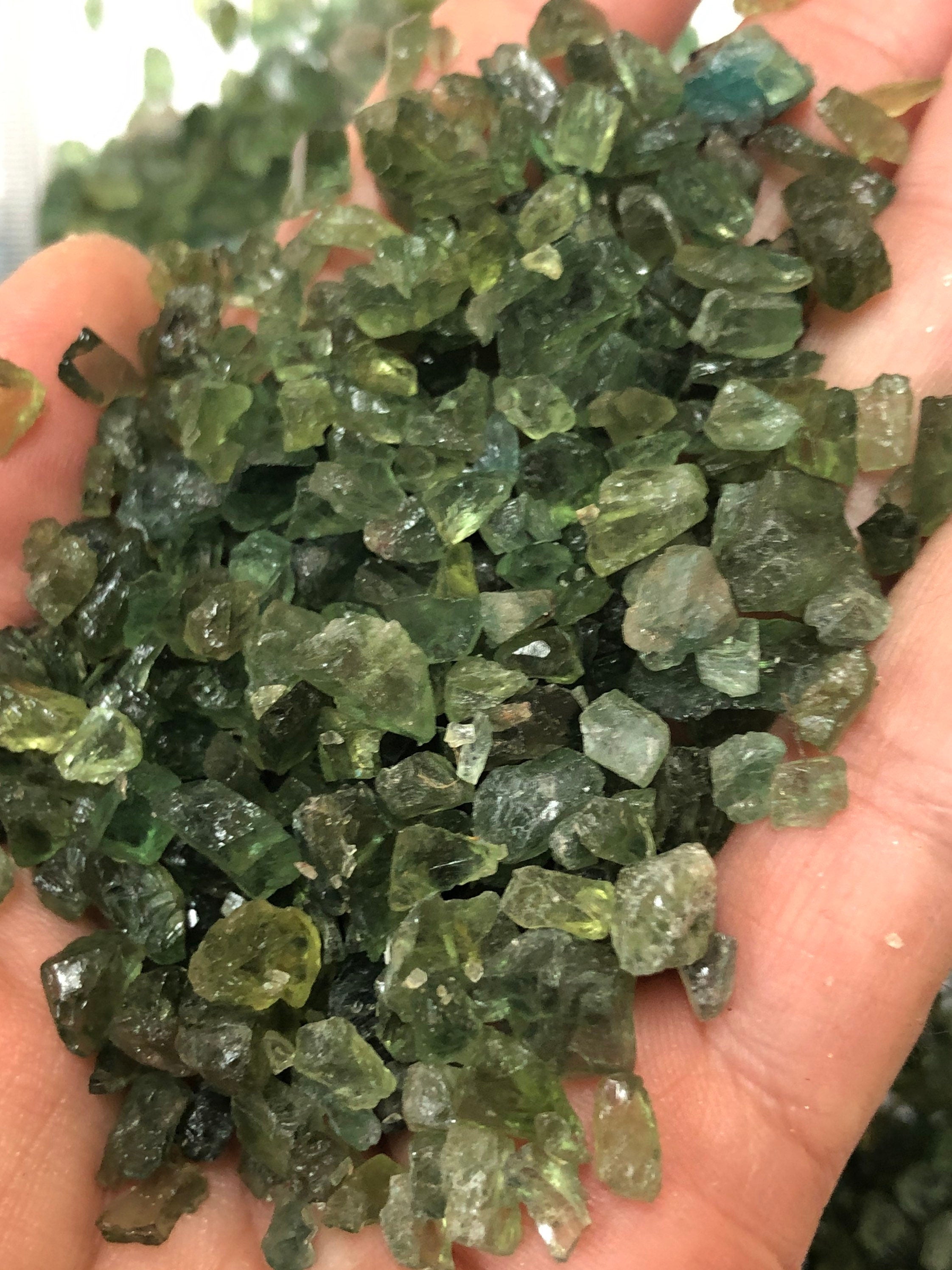 1lb Green Apatite Crystals