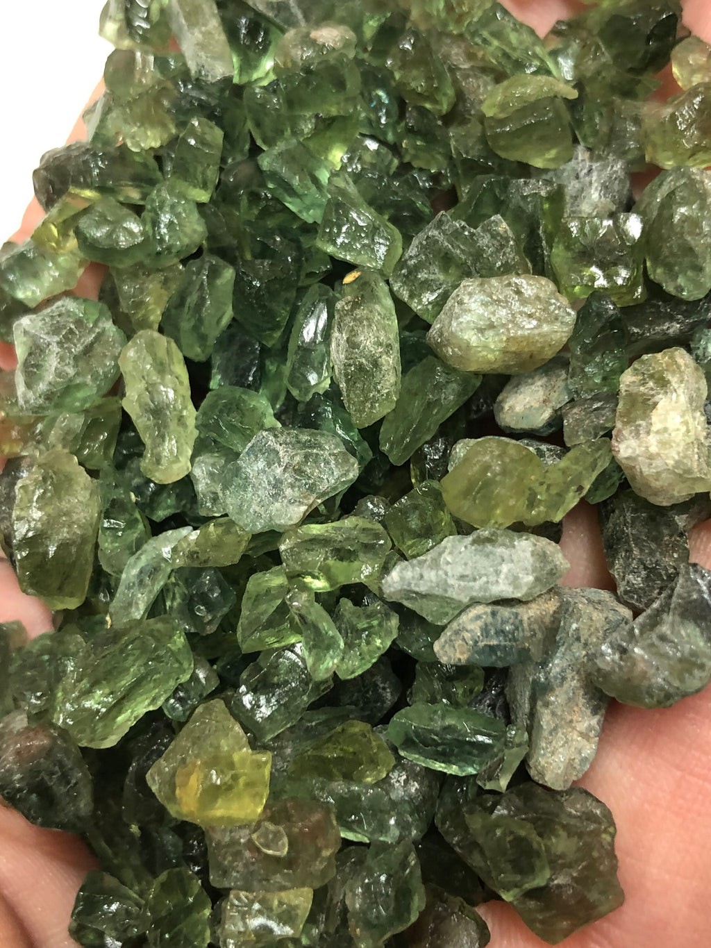 1lb Green Apatite Crystals