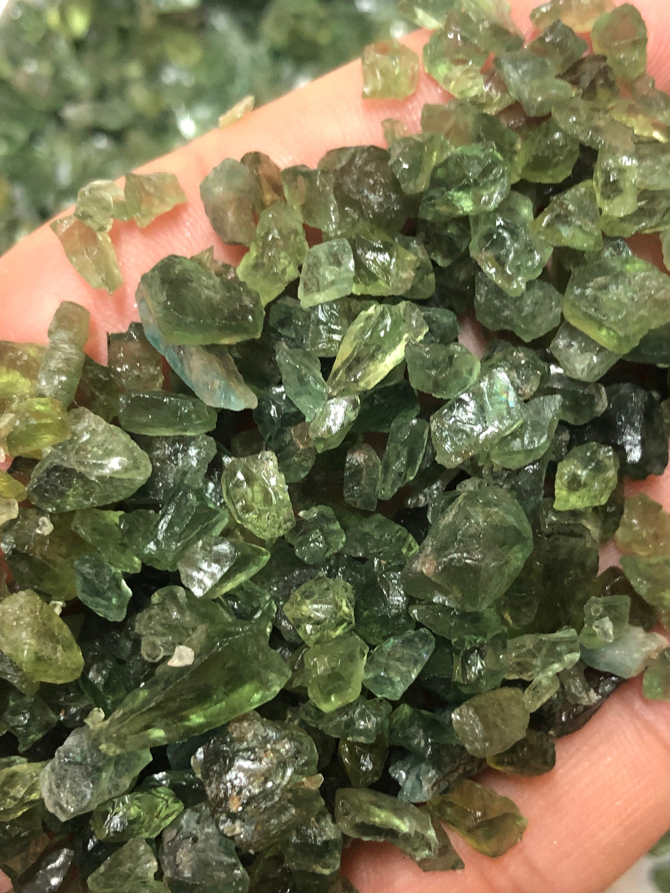 1lb Green Apatite Crystals
