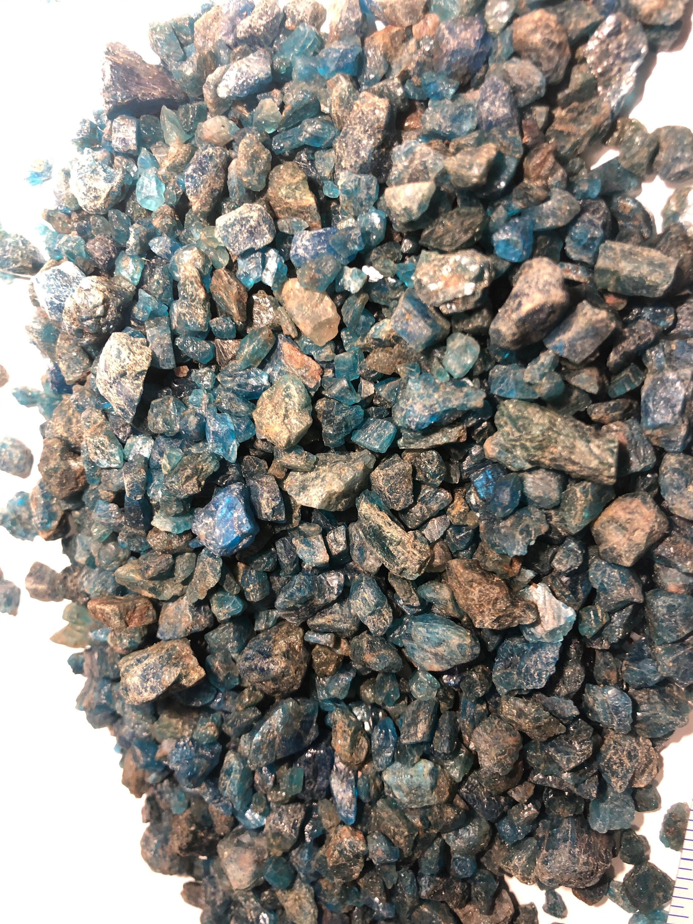Bulk Blue Apatite Crystals