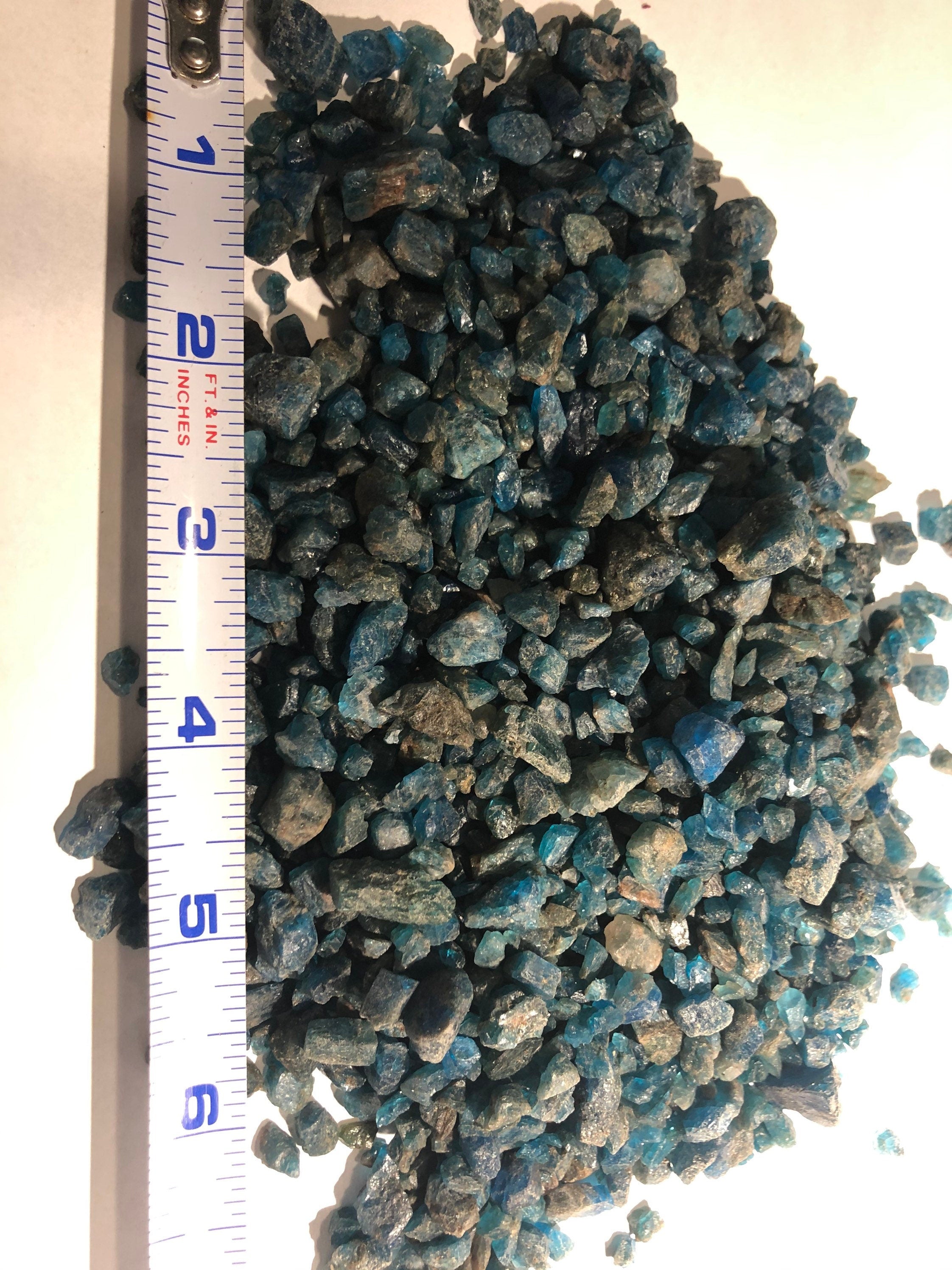 Bulk Blue Apatite Crystals