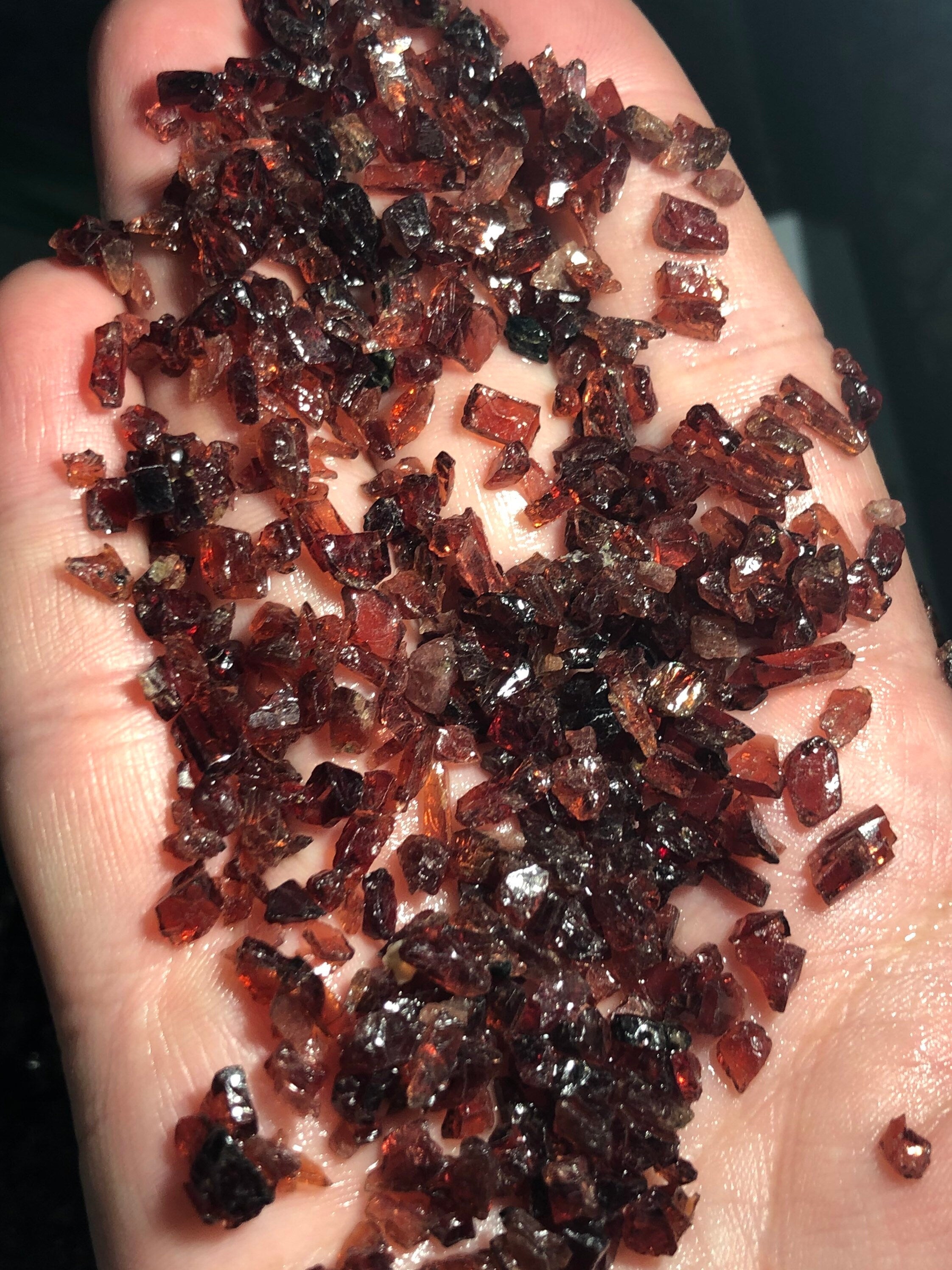 Bulk Natural Garnet Crystals