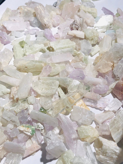 Bulk Kunzite Spodumene Crystals