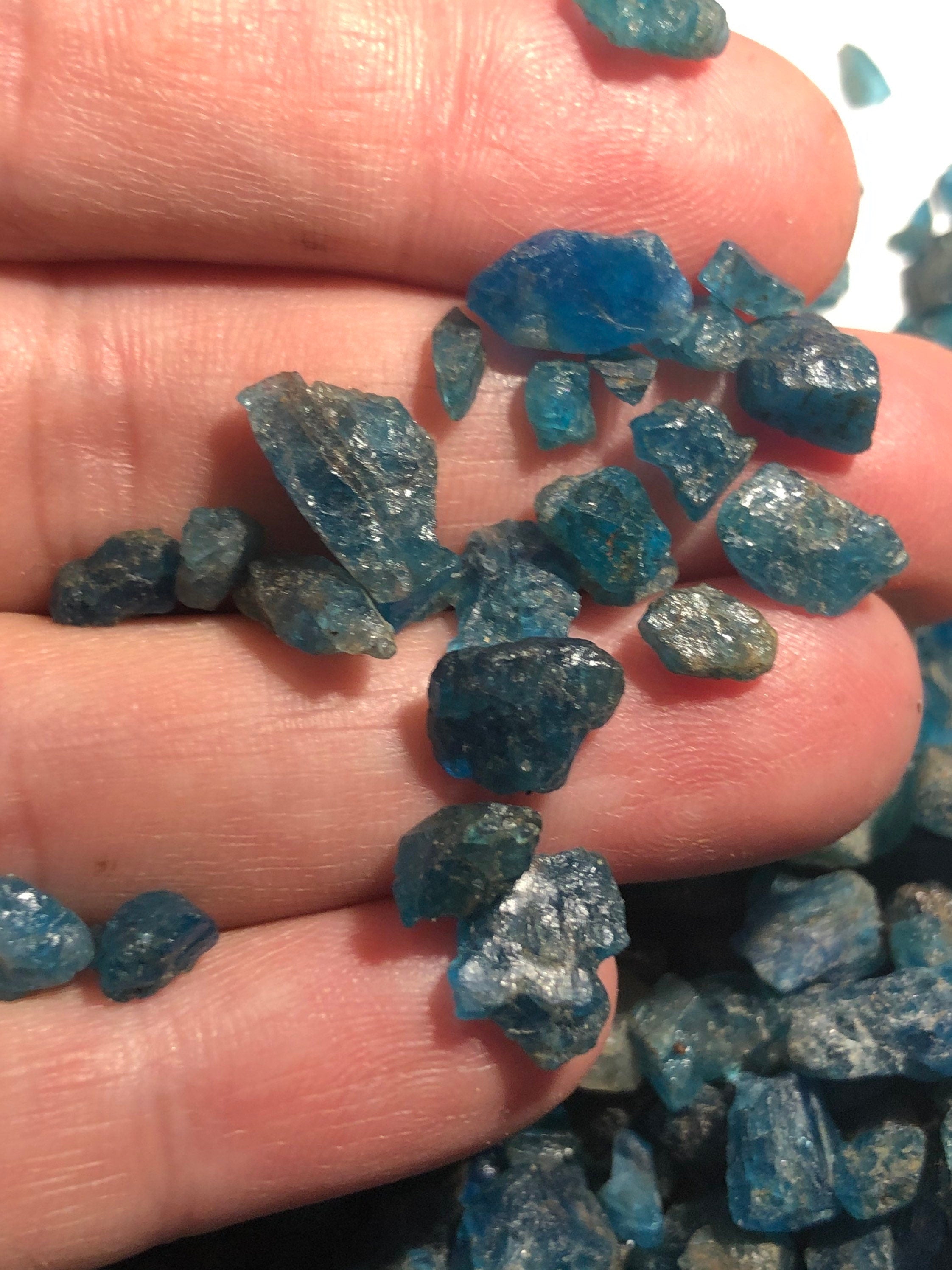 Bulk Blue Apatite Crystals