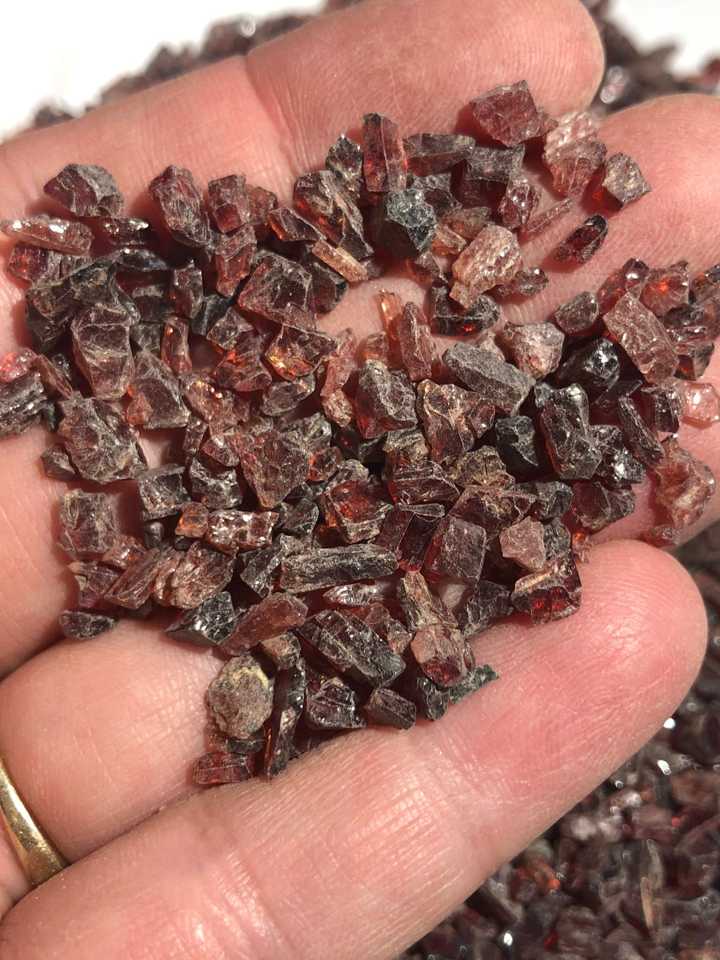 Bulk Natural Garnet Crystals