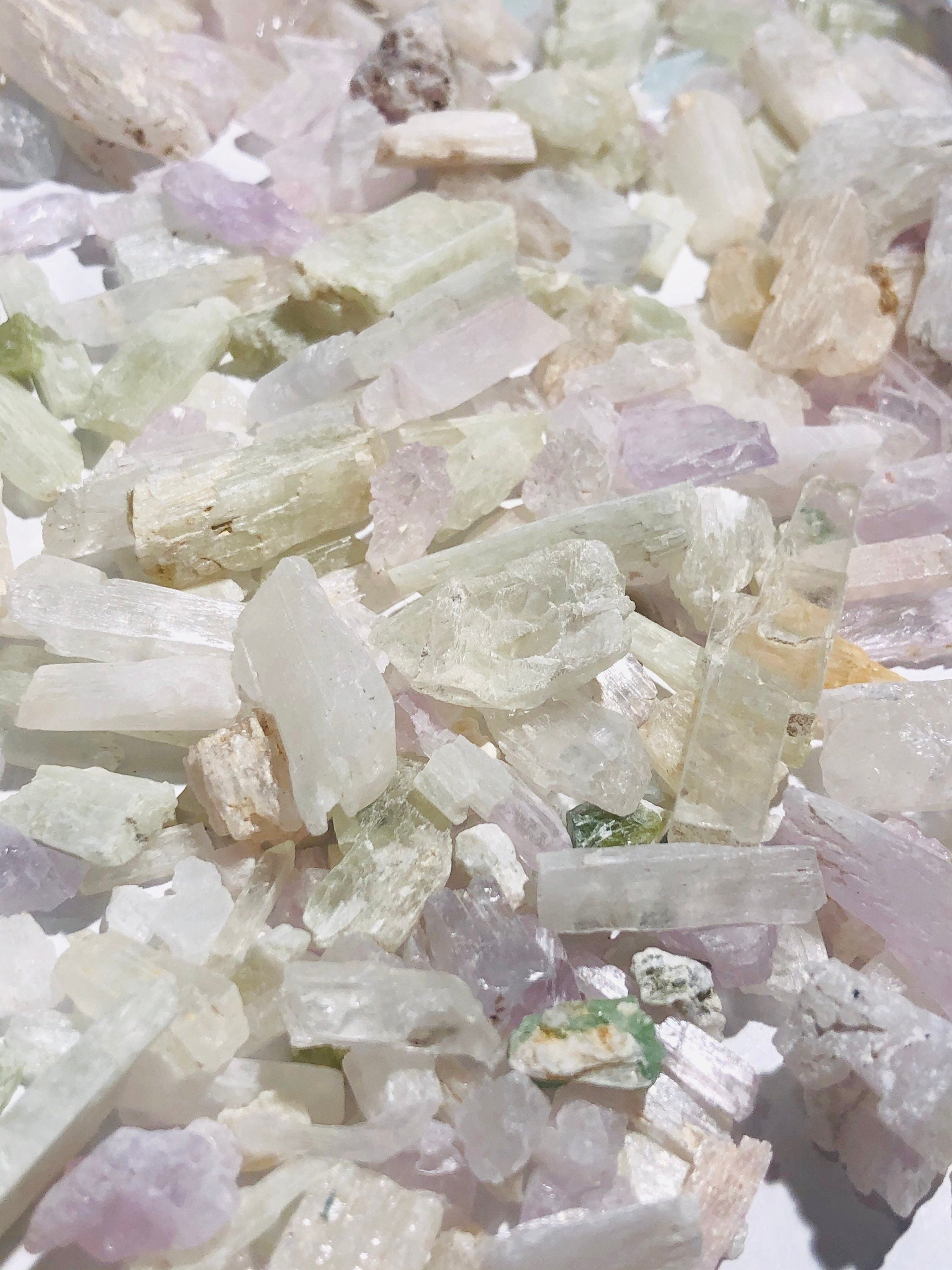 Bulk Kunzite Spodumene Crystals