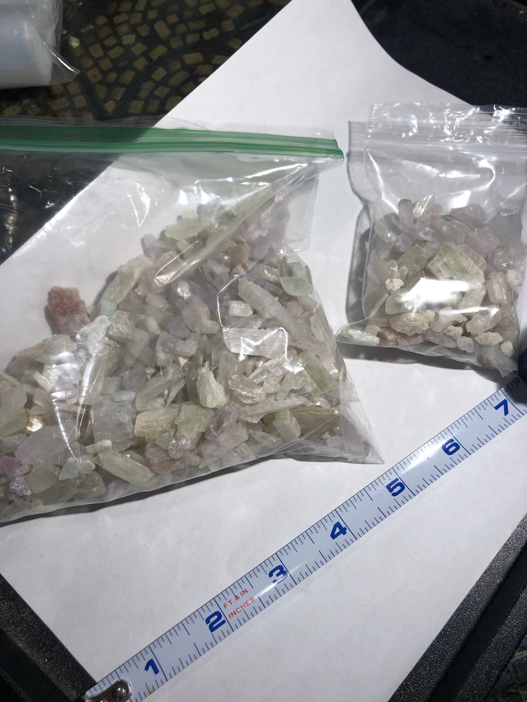Bulk Kunzite Spodumene Crystals