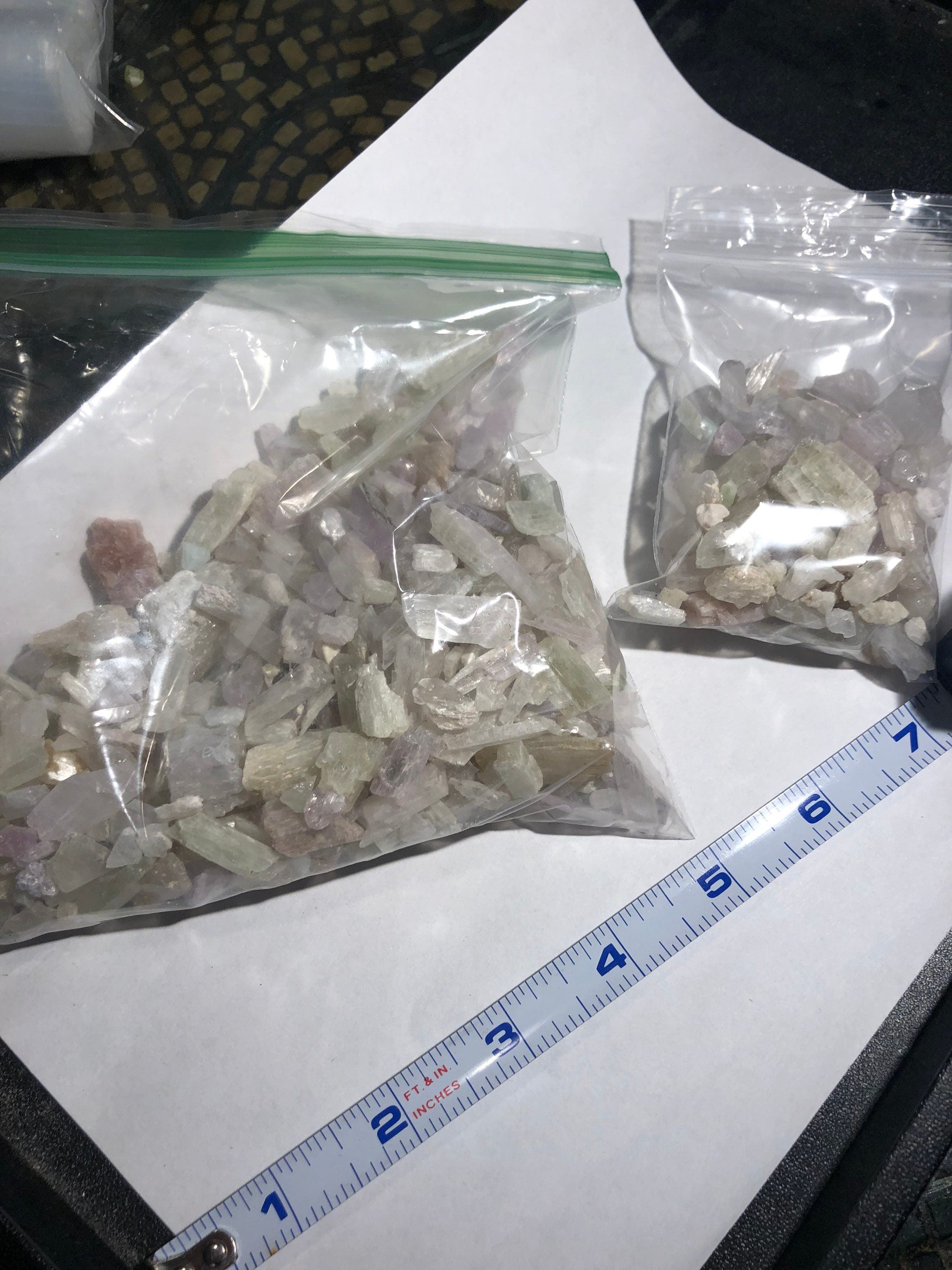 Bulk Kunzite Spodumene Crystals