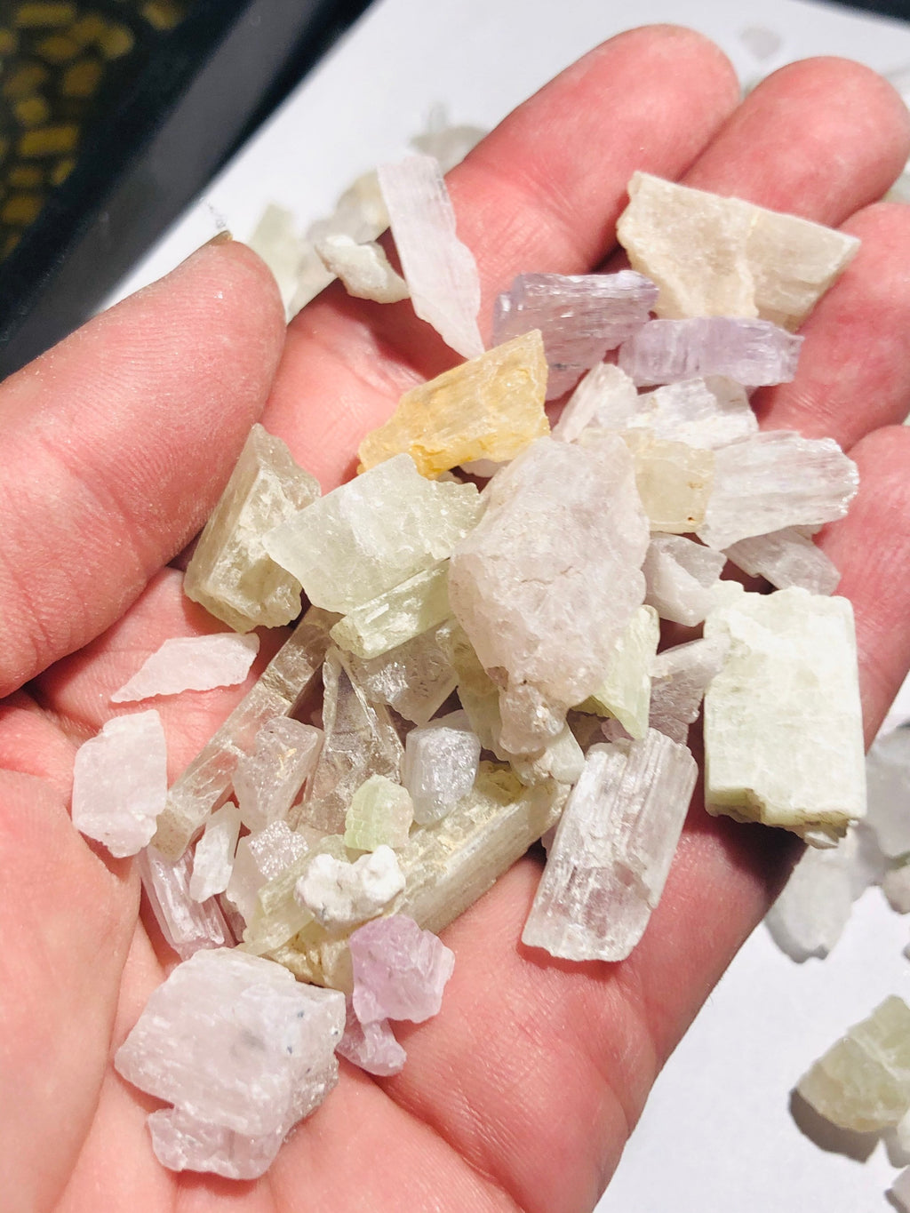 Bulk Kunzite Spodumene Crystals