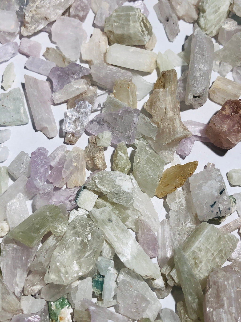 Bulk Kunzite Spodumene Crystals