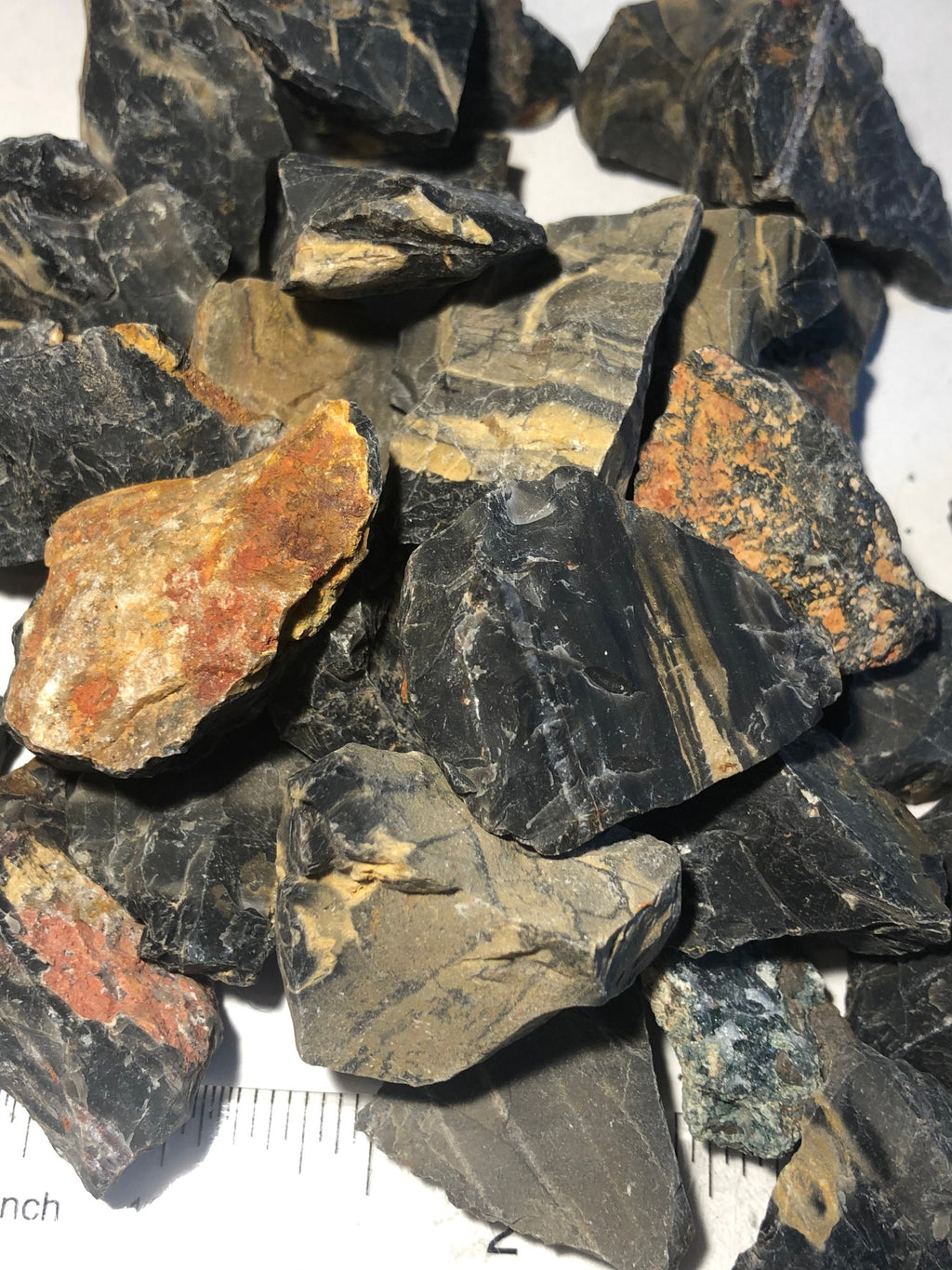 1lb Black Onyx Rough Crystals