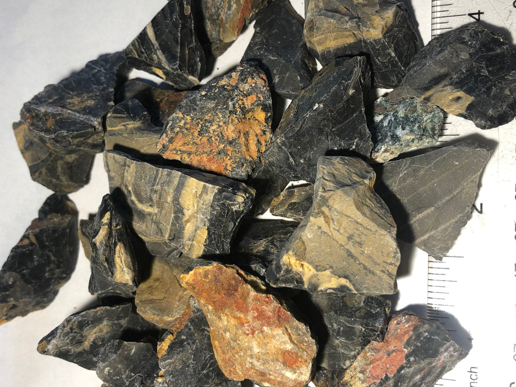 1lb Black Onyx Rough Crystals