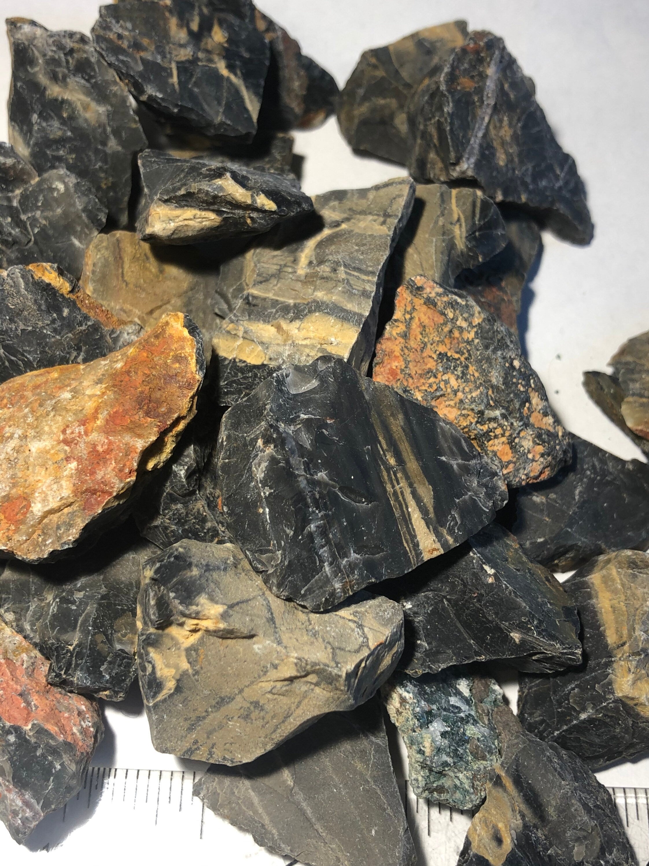 1lb Black Onyx Rough Crystals