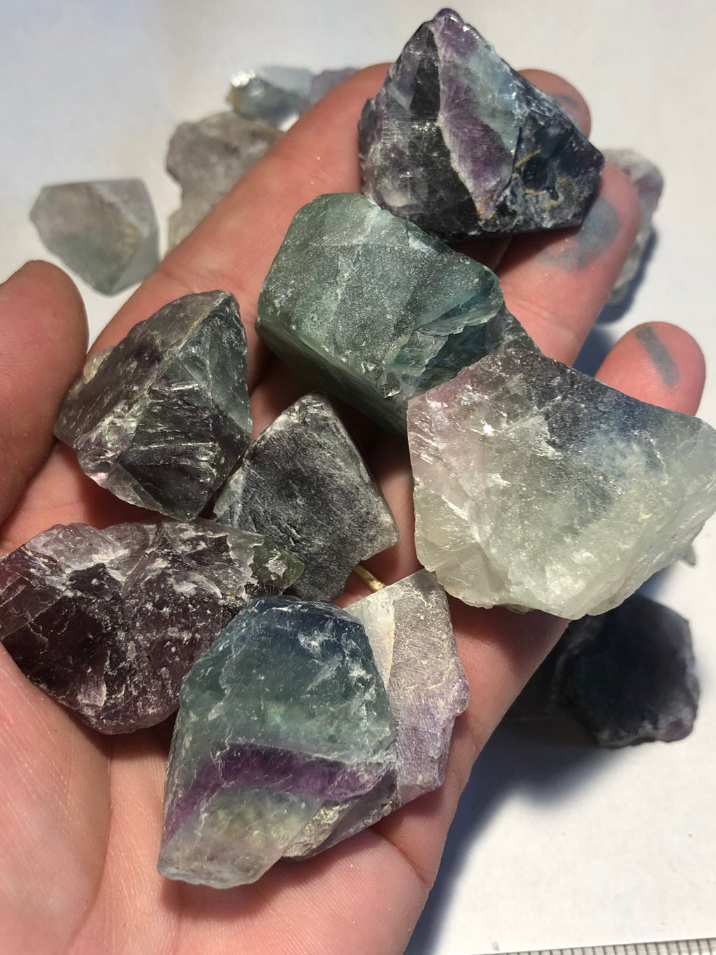 1lb Fluorite Rough Crystals