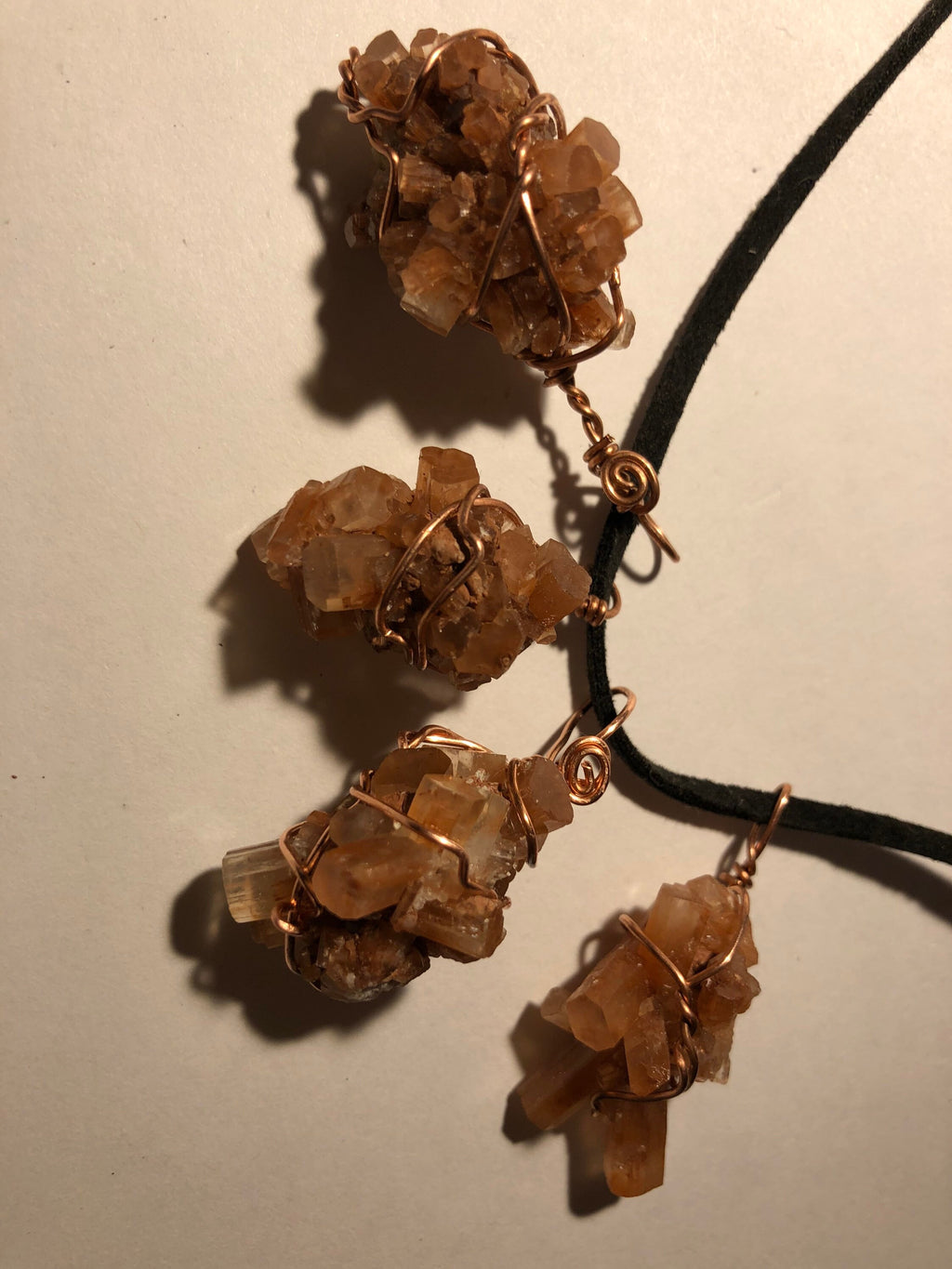 Aragonite Cluster Necklace