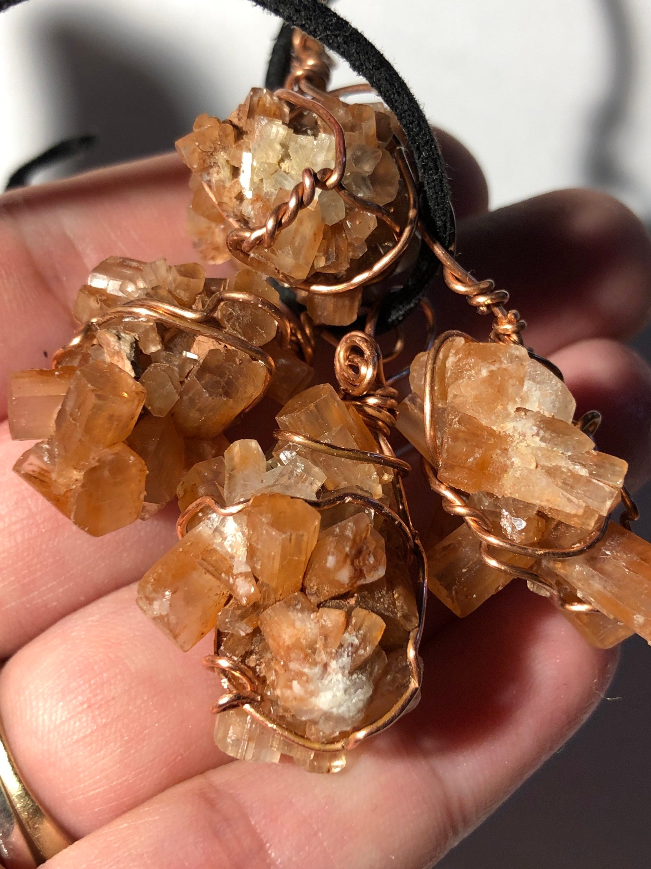 Aragonite Cluster Necklace