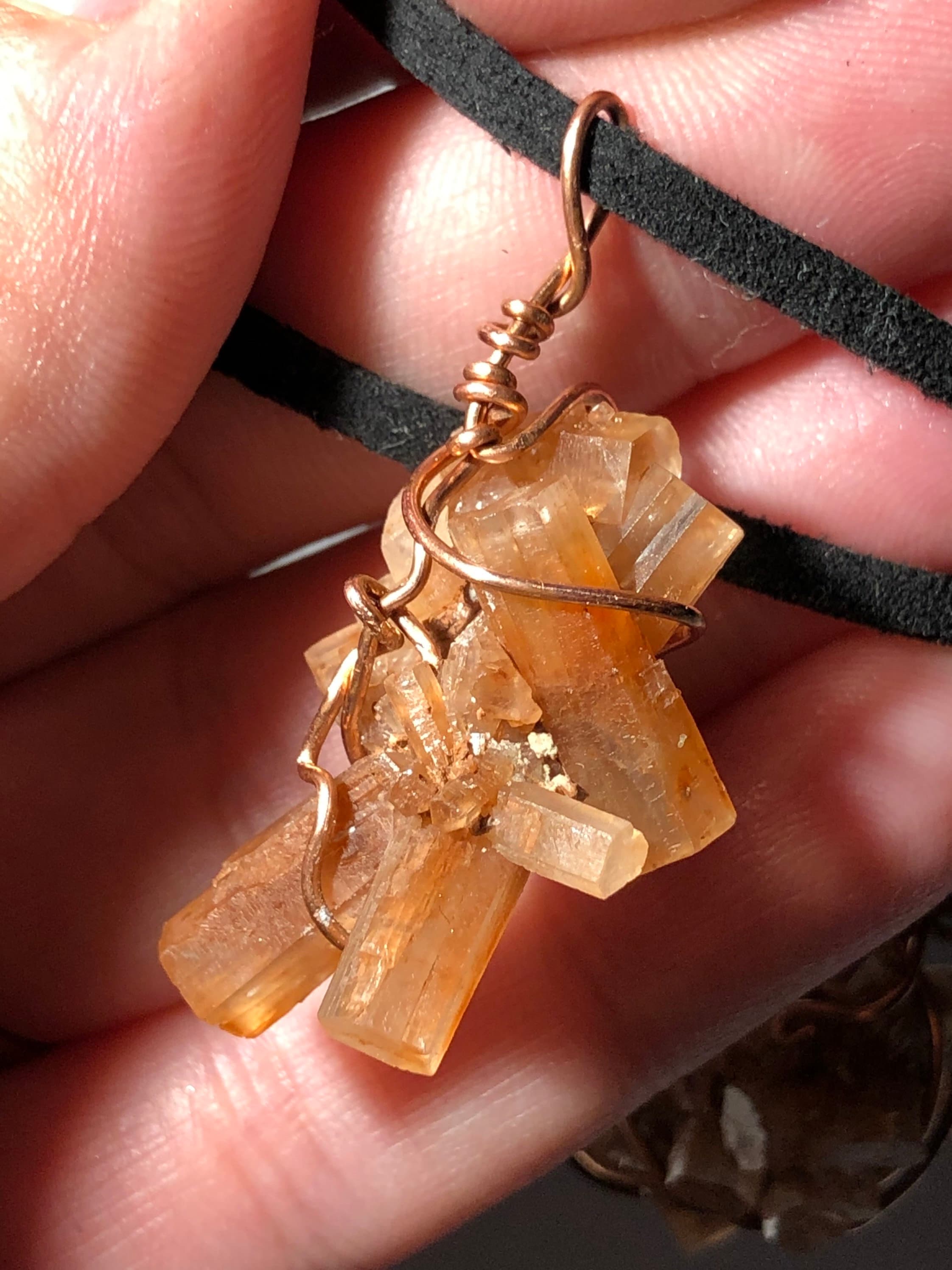 Aragonite Cluster Necklace