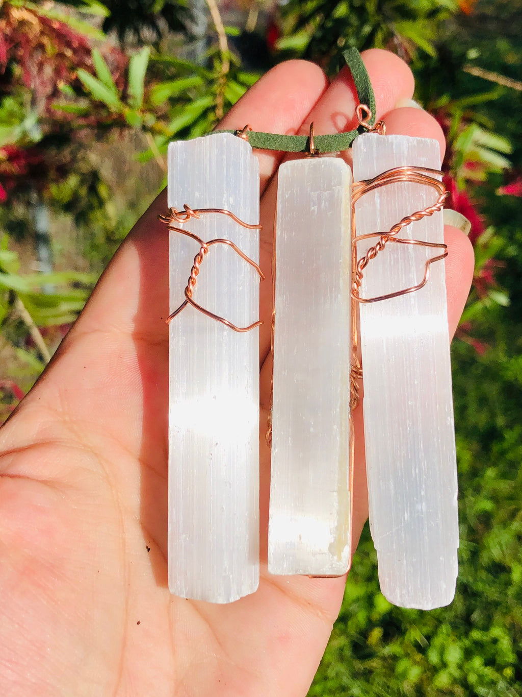 Selenite Necklace