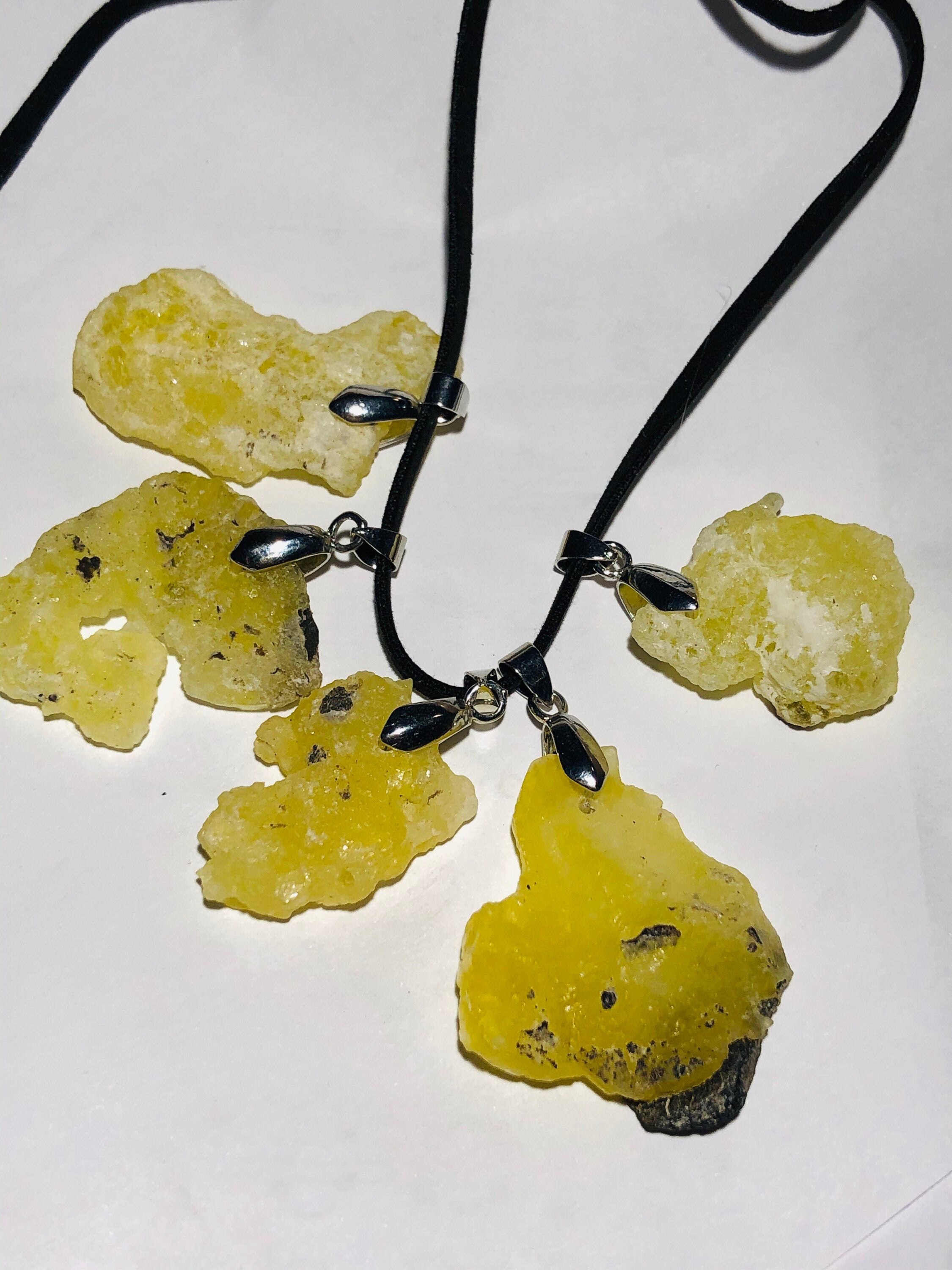 Brucite Crystal Pendant
