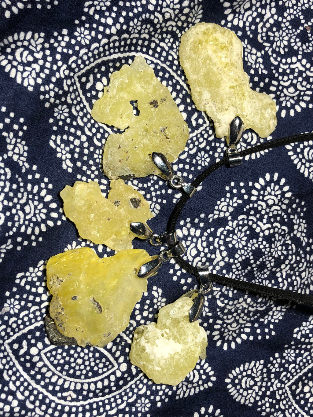Brucite Crystal Pendant