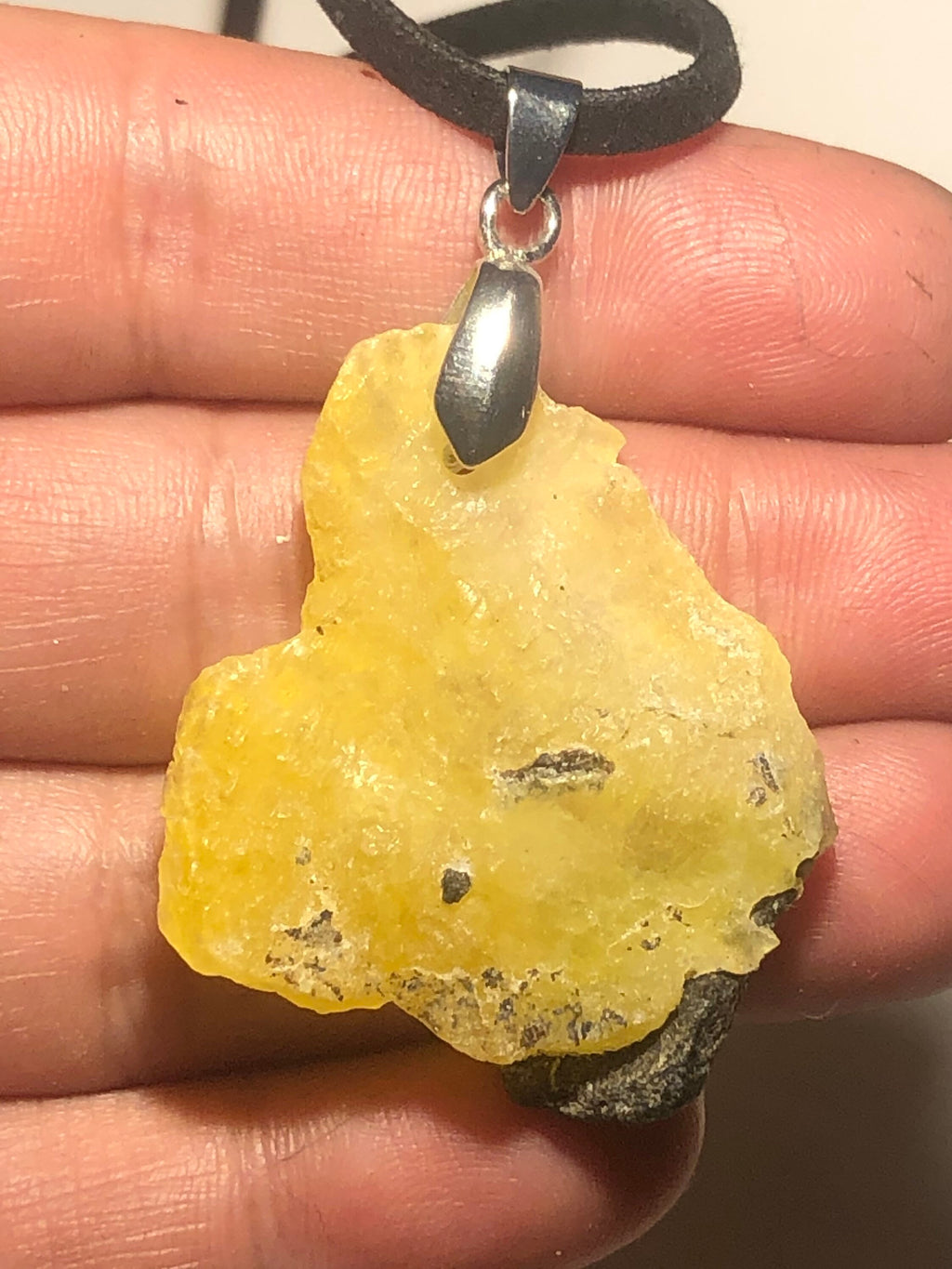 Brucite Crystal Pendant