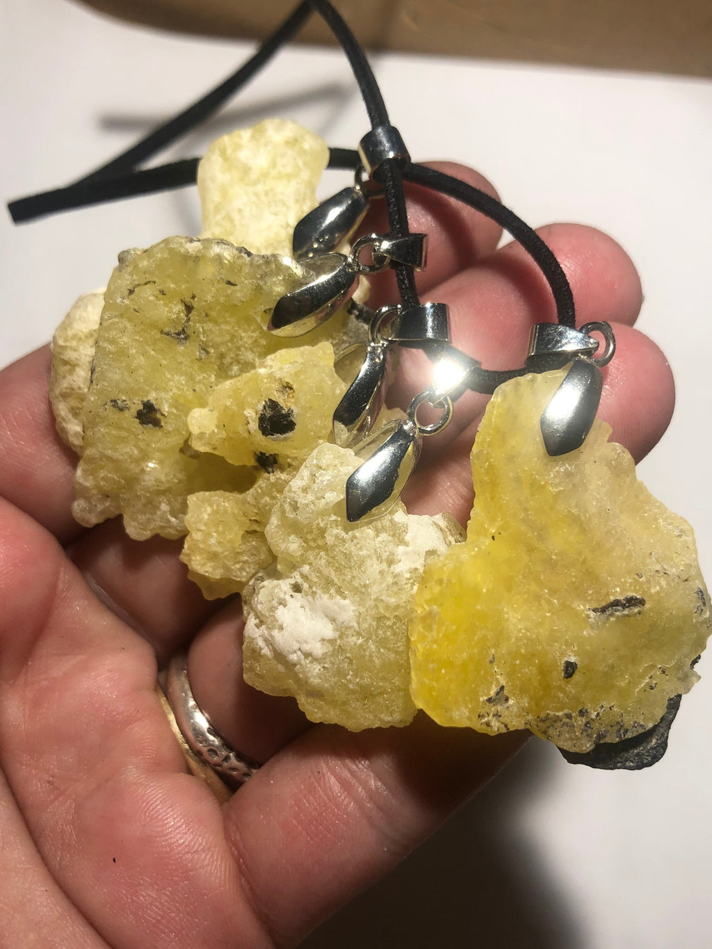 Brucite Crystal Pendant
