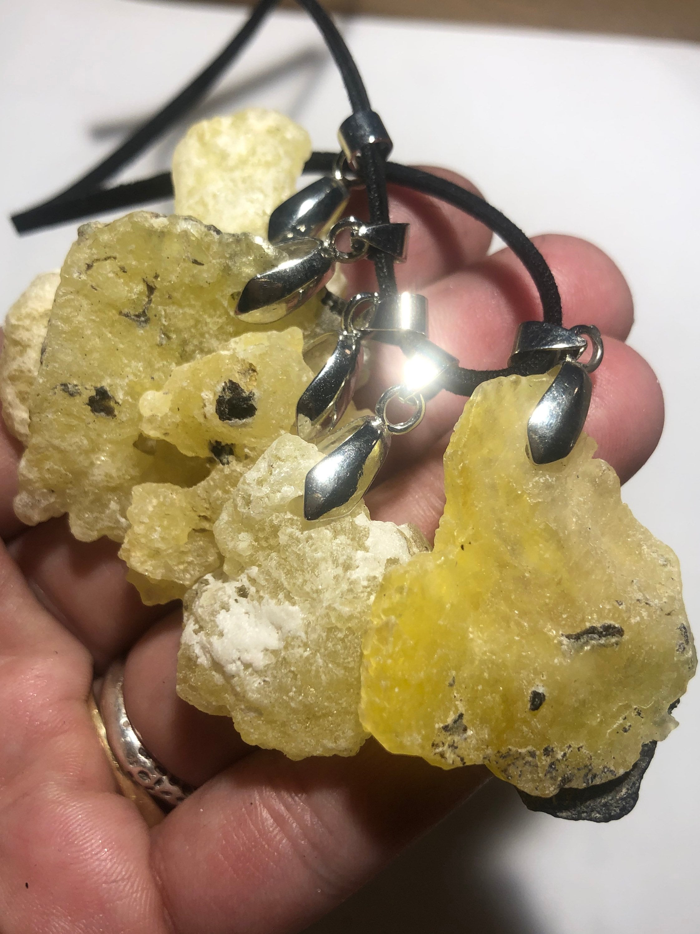 Brucite Crystal Pendant