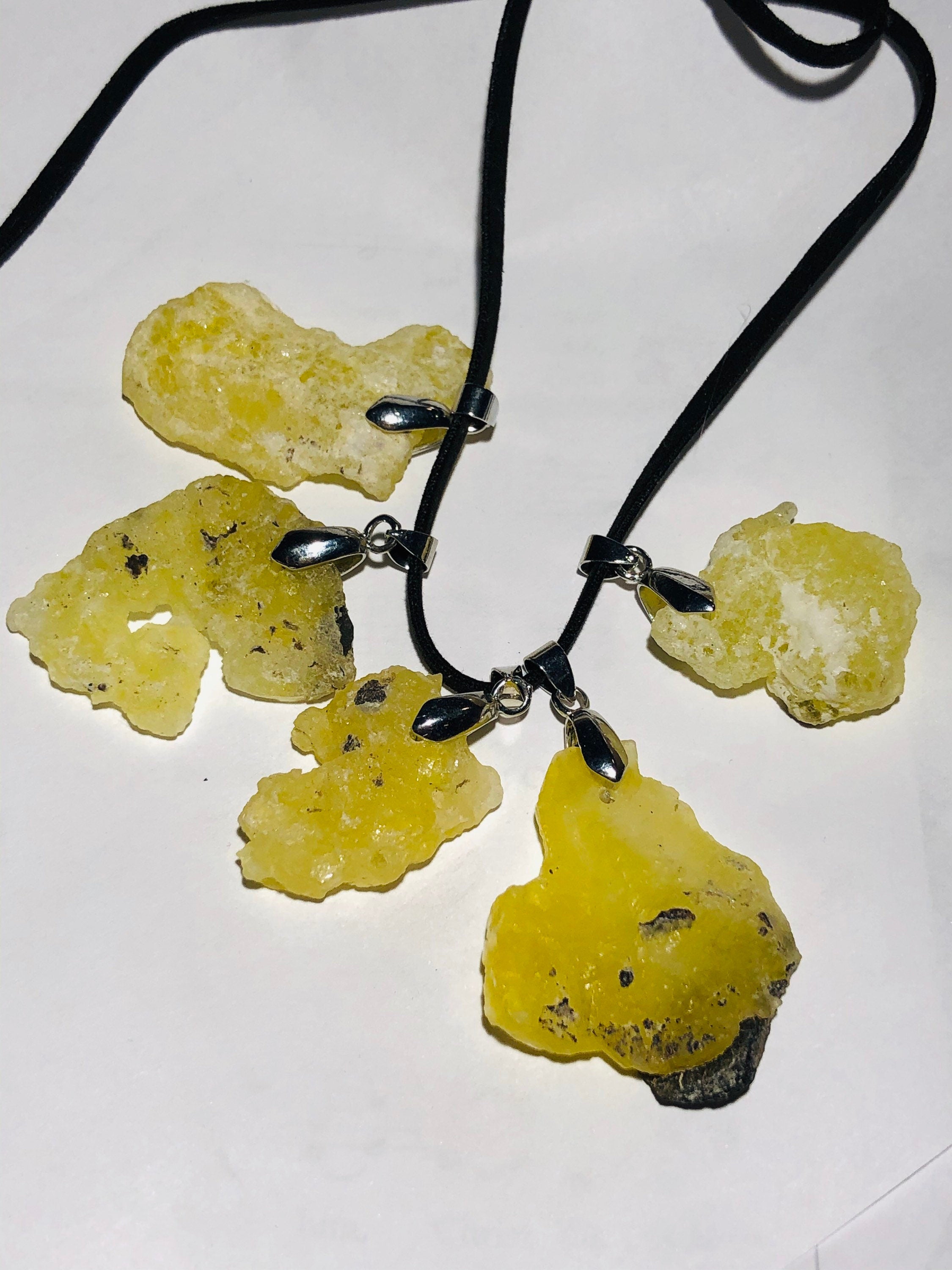Brucite Crystal Pendant