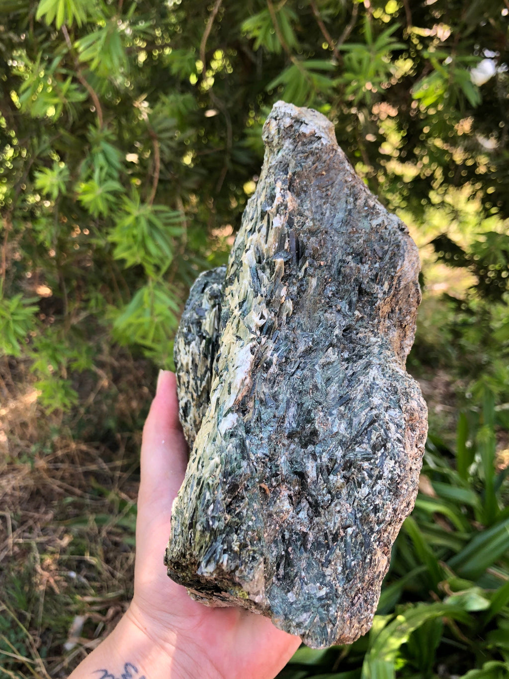 Huge 5.75lb Chrome Diopside Crystals loaded in Matrix